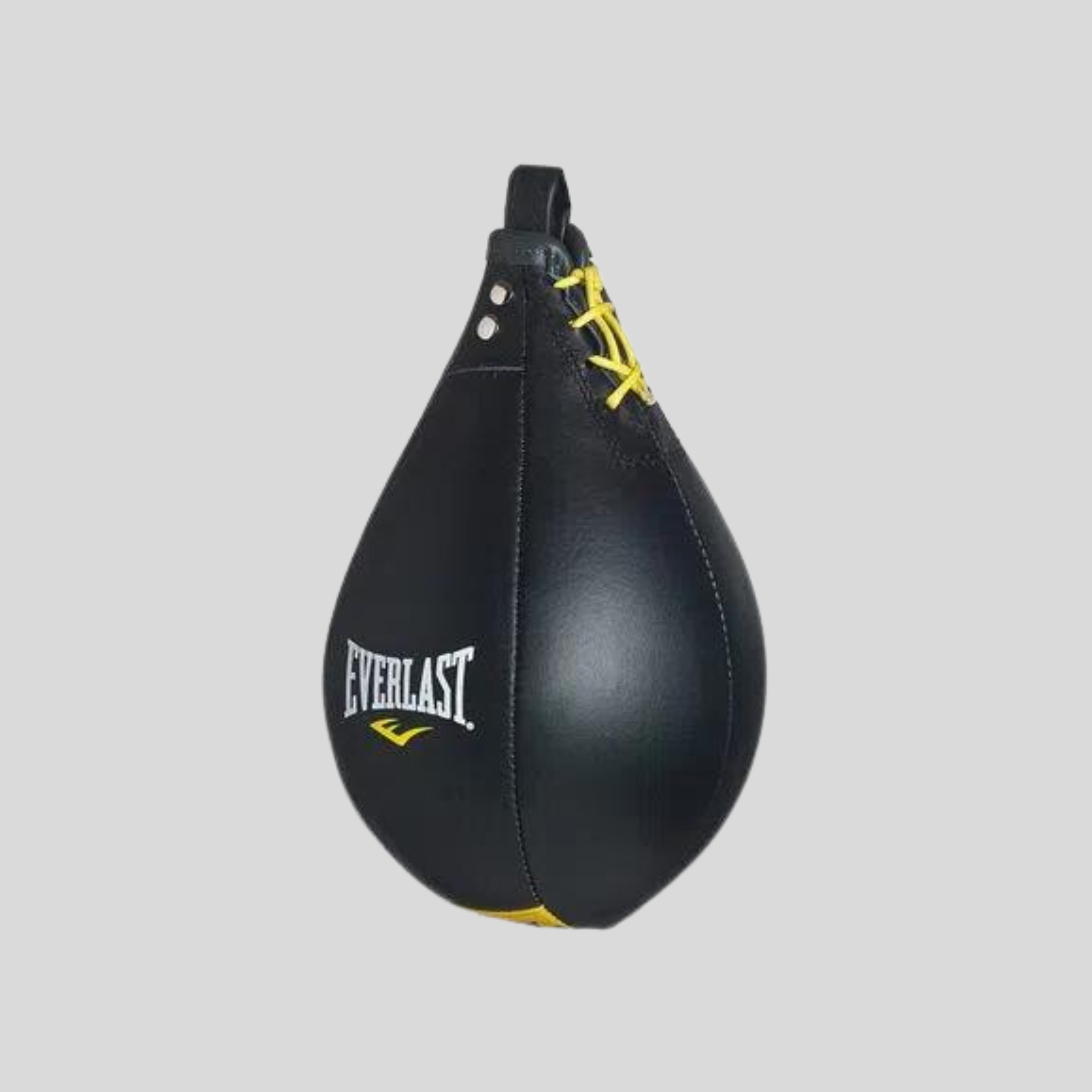 Pera Profesional de Piel Everlast con Soporte para Plataforma/Equipo de Boxeo para Reflejos, Velocidad y Precisión