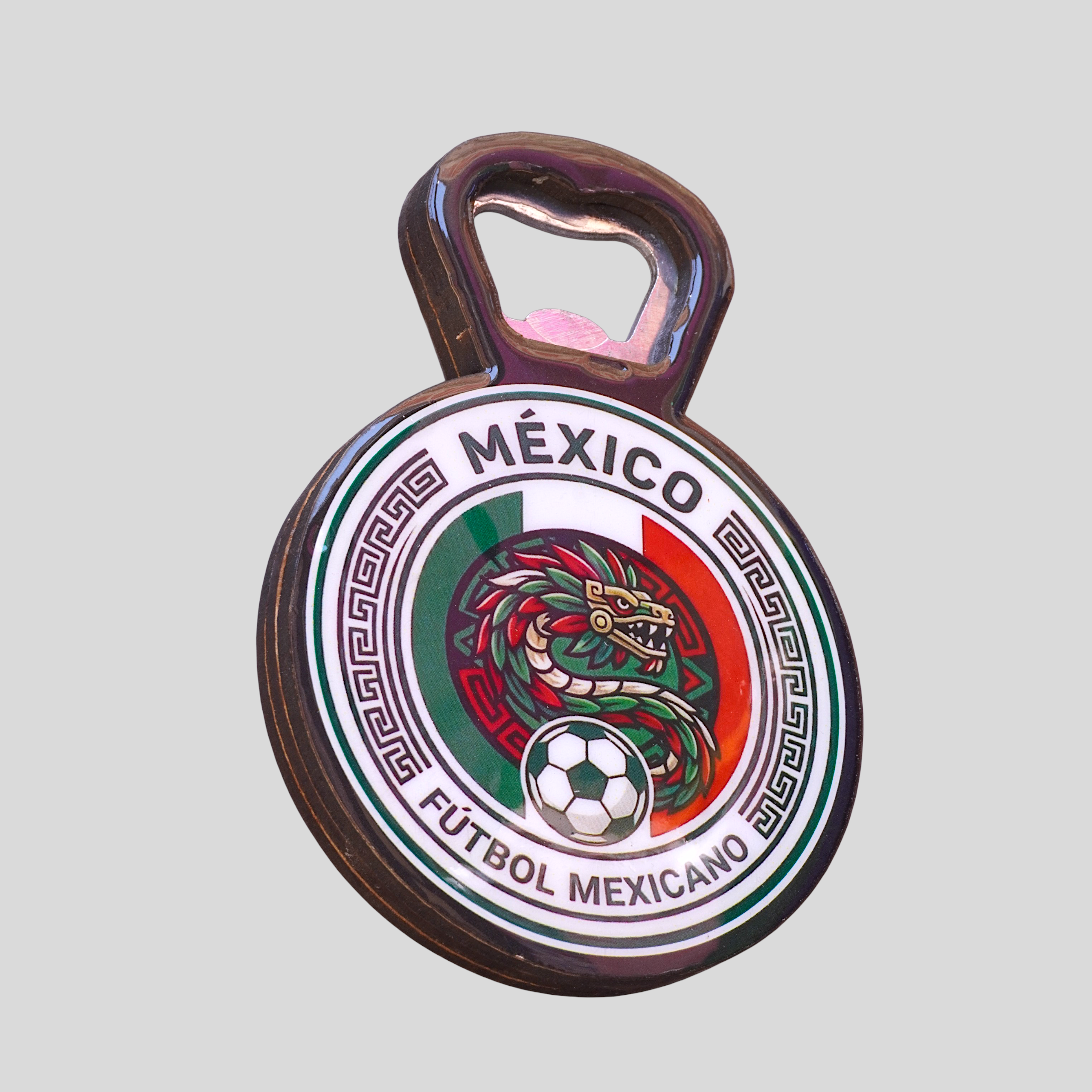 Destapador con Diseño de Fútbol Mexicano