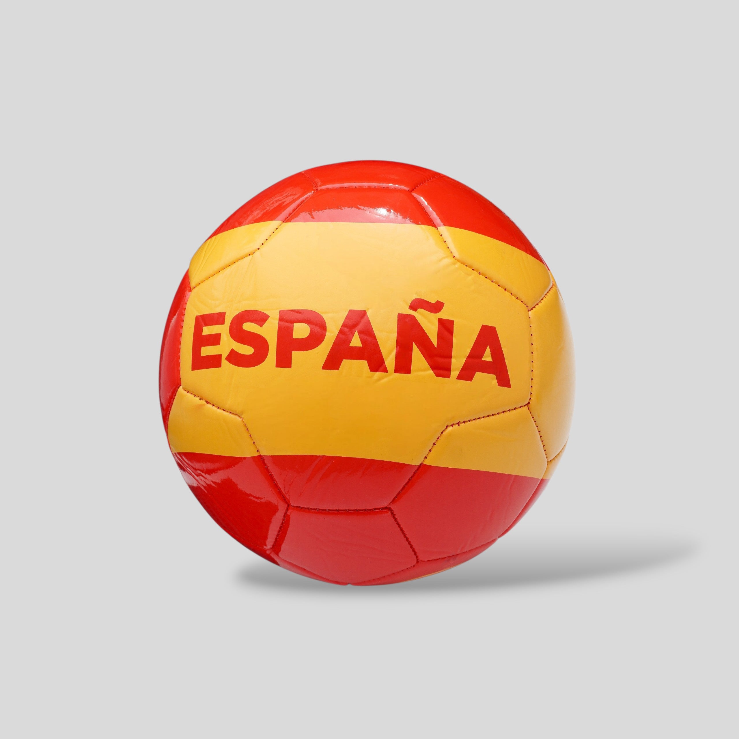 Balón Oficial Selección España Diseño Rojo y Amarillo, Resistente y de Alto Rendimiento para Juego