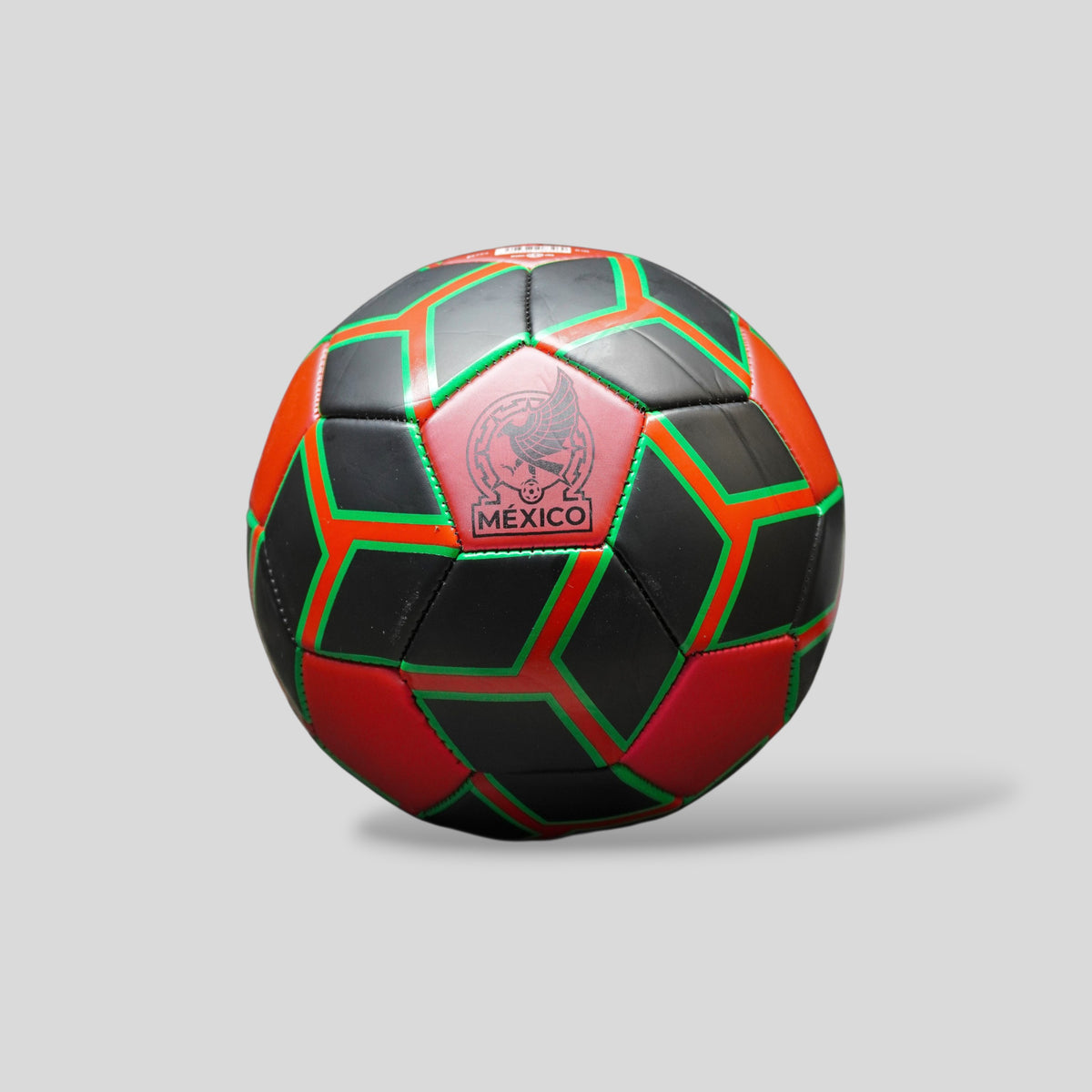 Balón Oficial Selección Mexicana Diseño Rojo, Verde y Negro para Juego