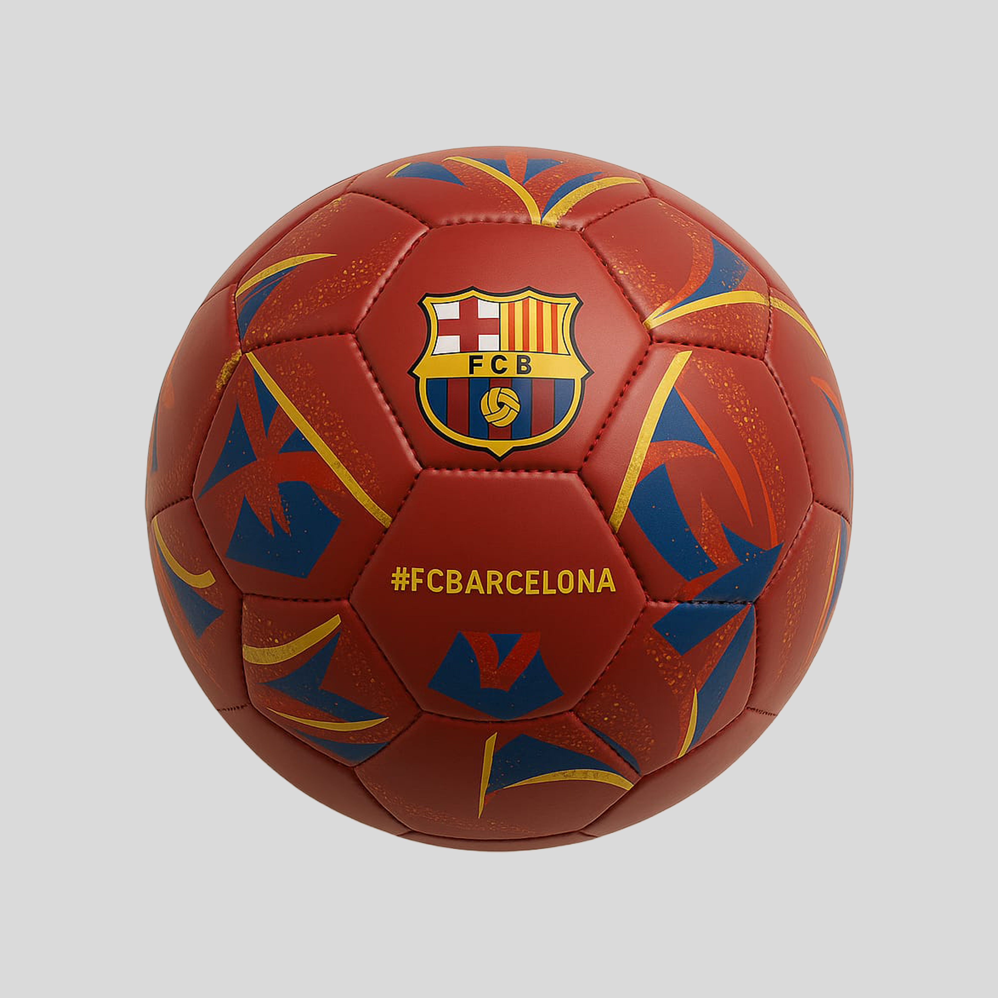 Balón de Fútbol FC Barcelona Oficial Diseño Blaugrana, Resistente y de Alto Rendimiento para Juego y Colección