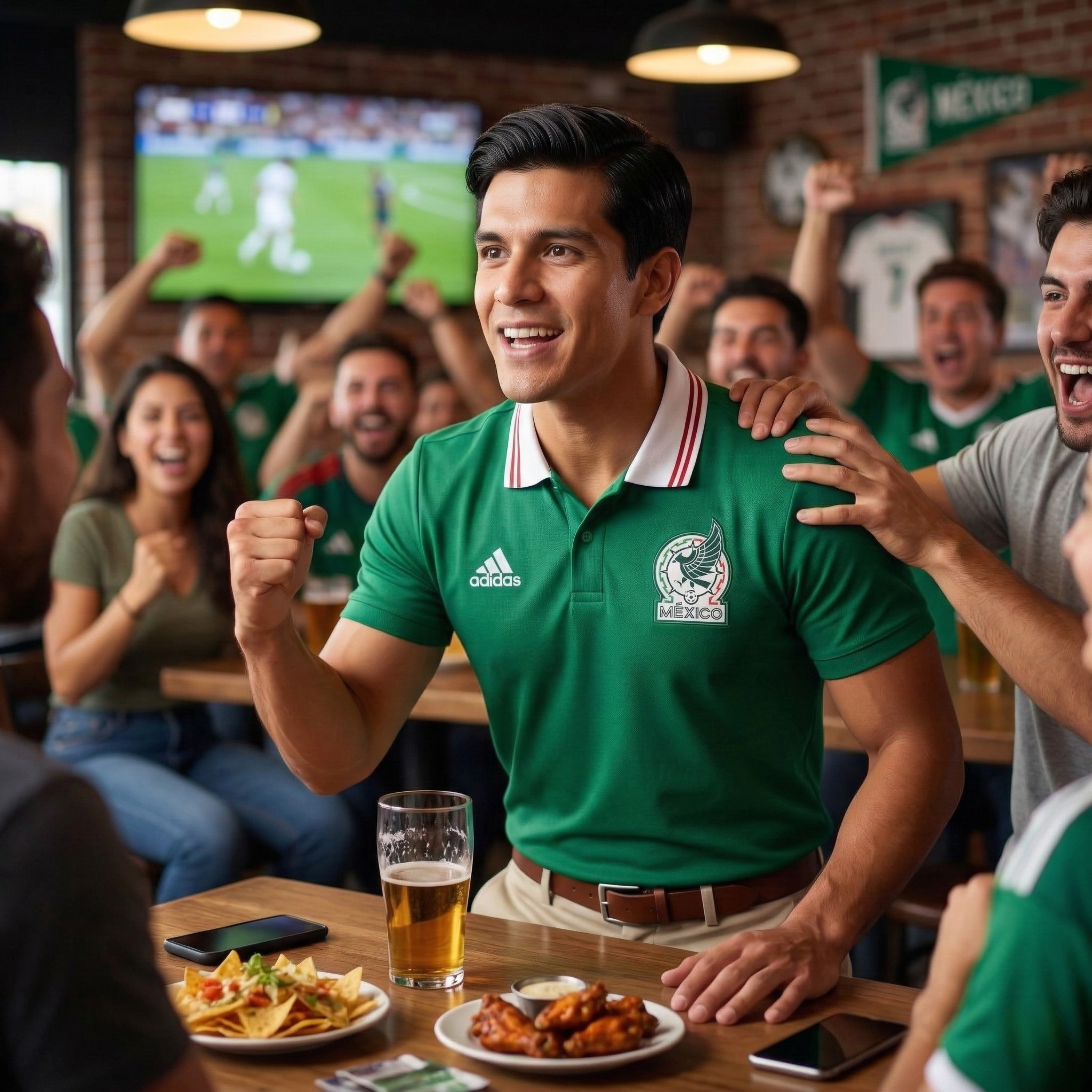 Polo Adidas Seleccion Mexicana