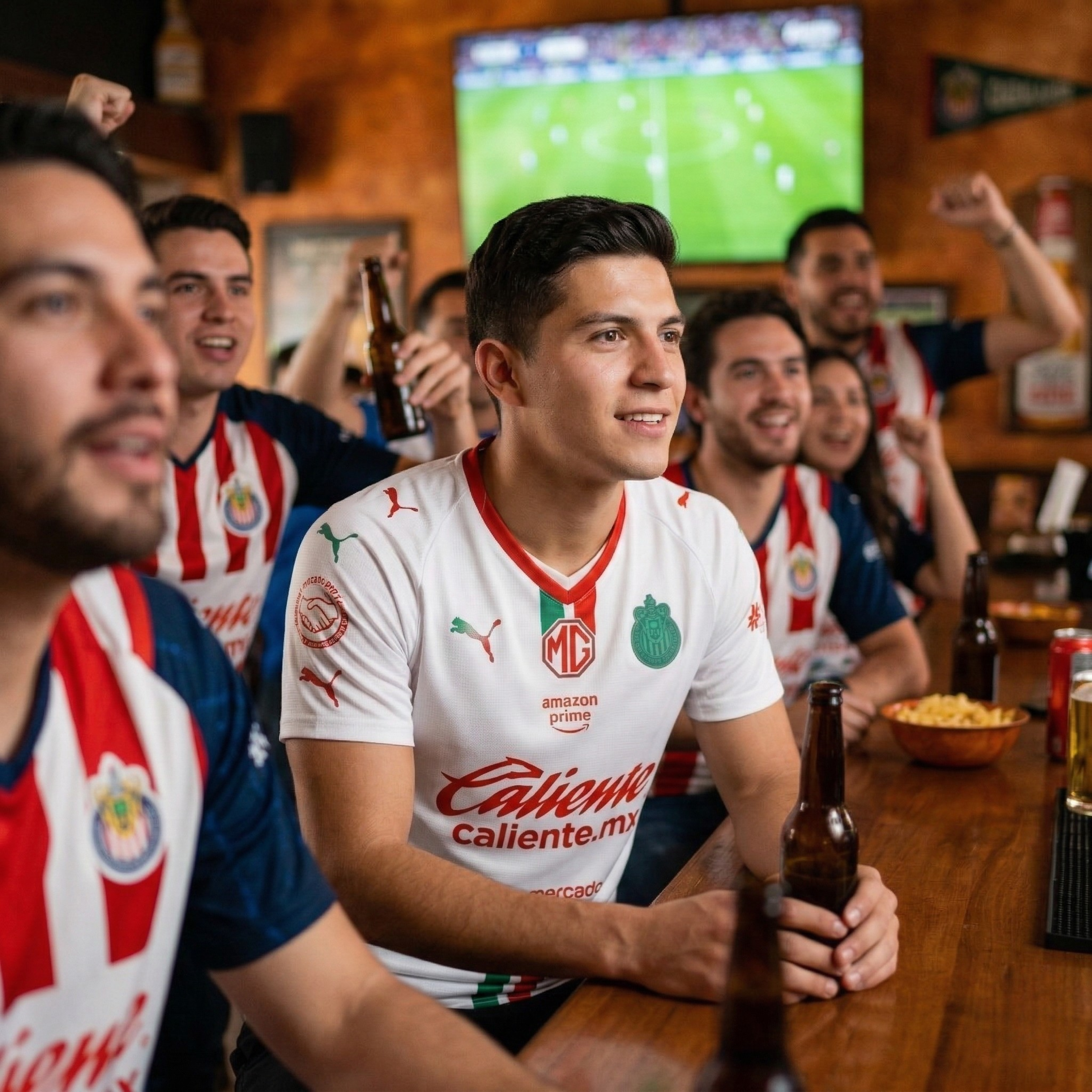 Jersey Chivas Alternativa Conmemorativa al Mundial Hombre