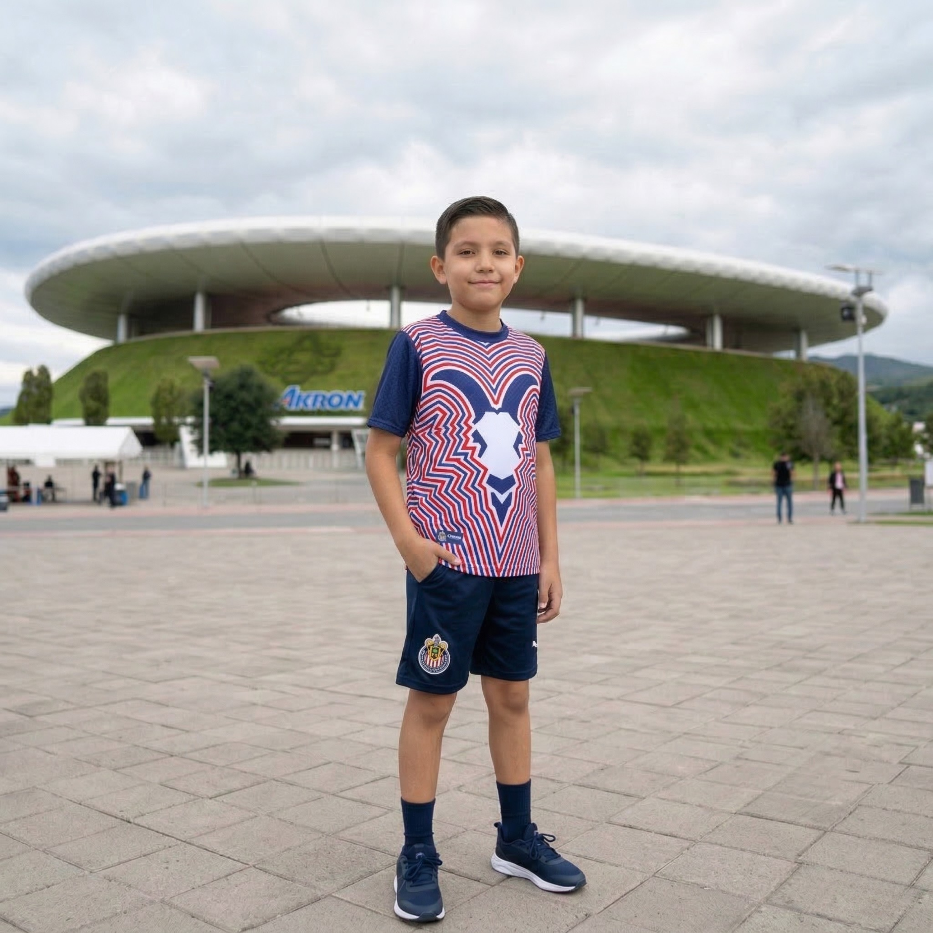 Jersey Playera Para Niño Chivas Guadalajara De Entrenamiento
