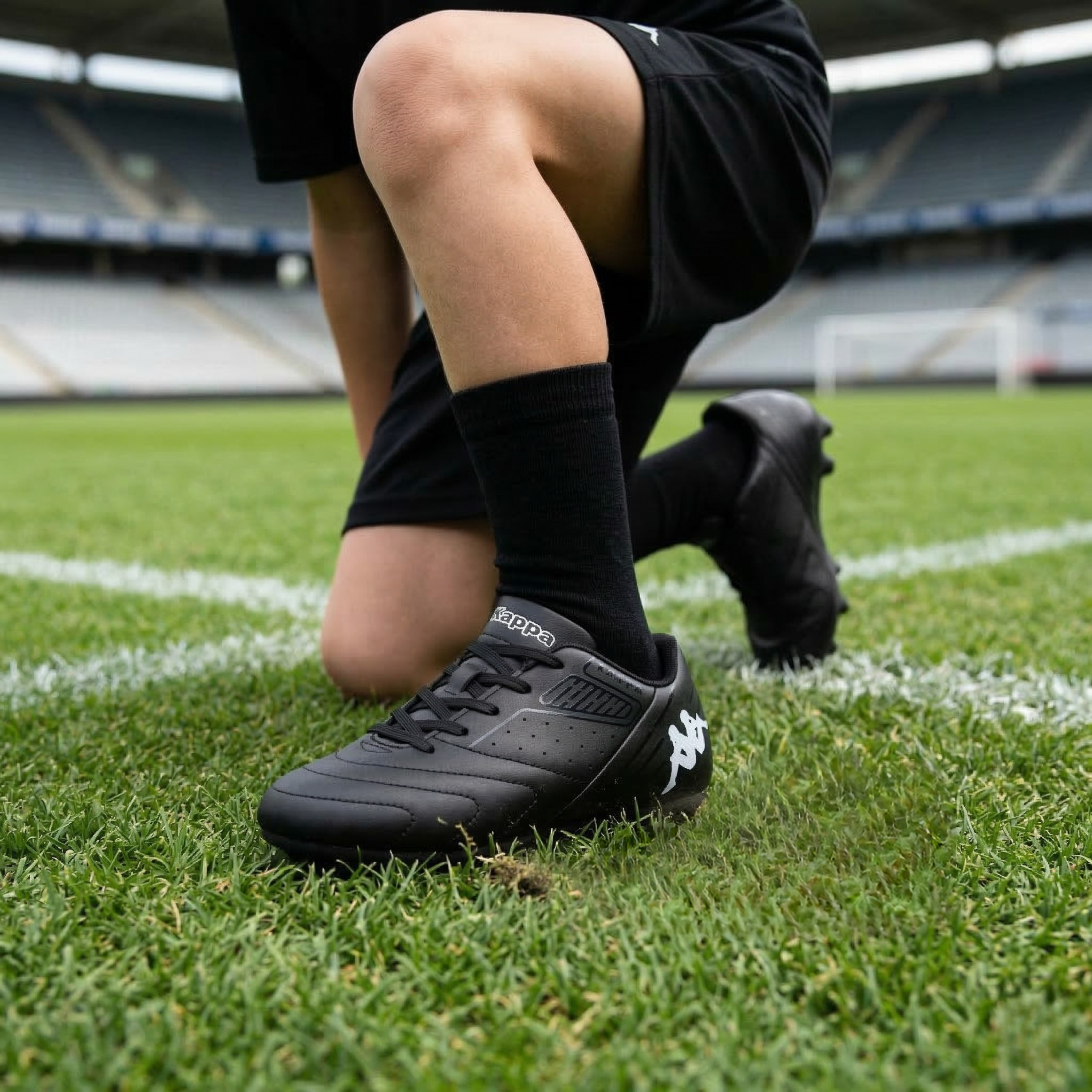 Zapatos de Fútbol Kappa Niño – Para Pasto Natural con Ajuste de Agujeta