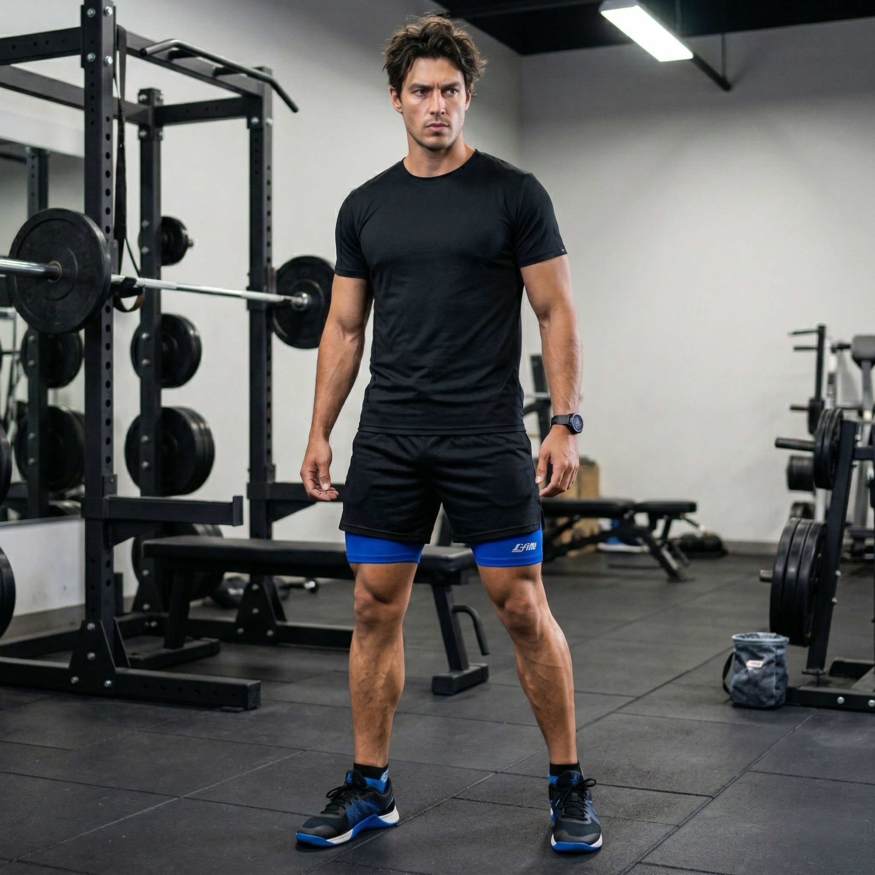 Short de Licra Ajustado para Hombre Ligero, Cómodo y Funcional para Uso Diario