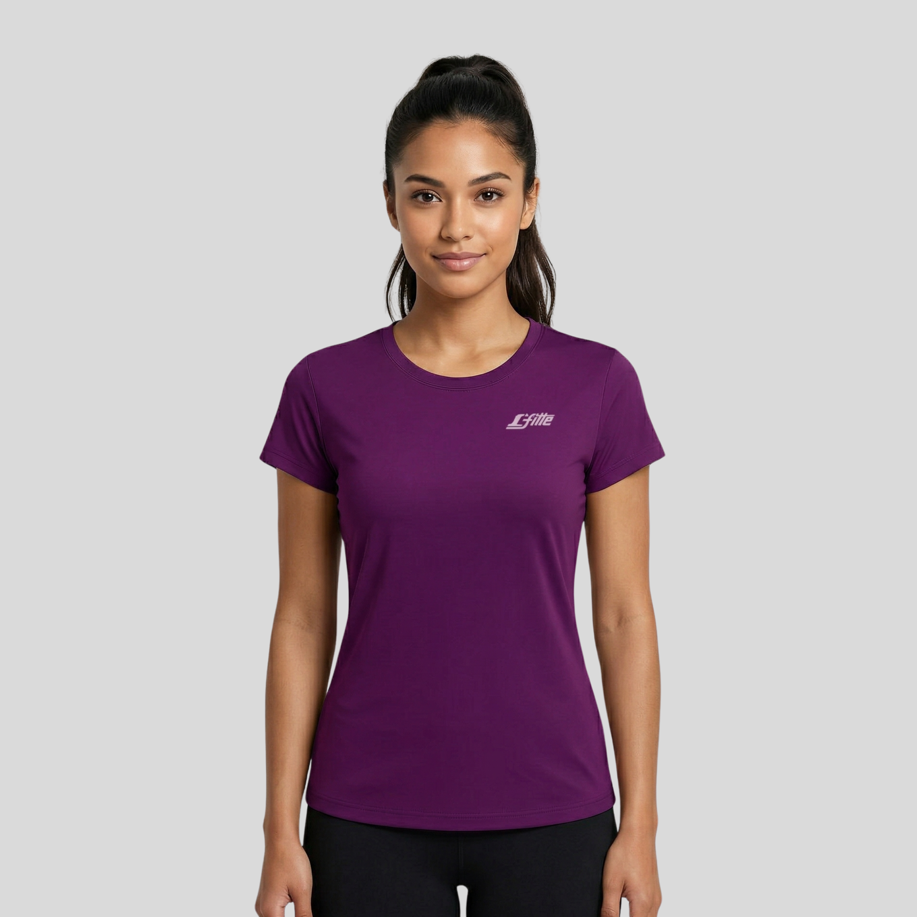 Playera de Licra para Dama con Cuello en V Cómoda, Ligera y Transpirable