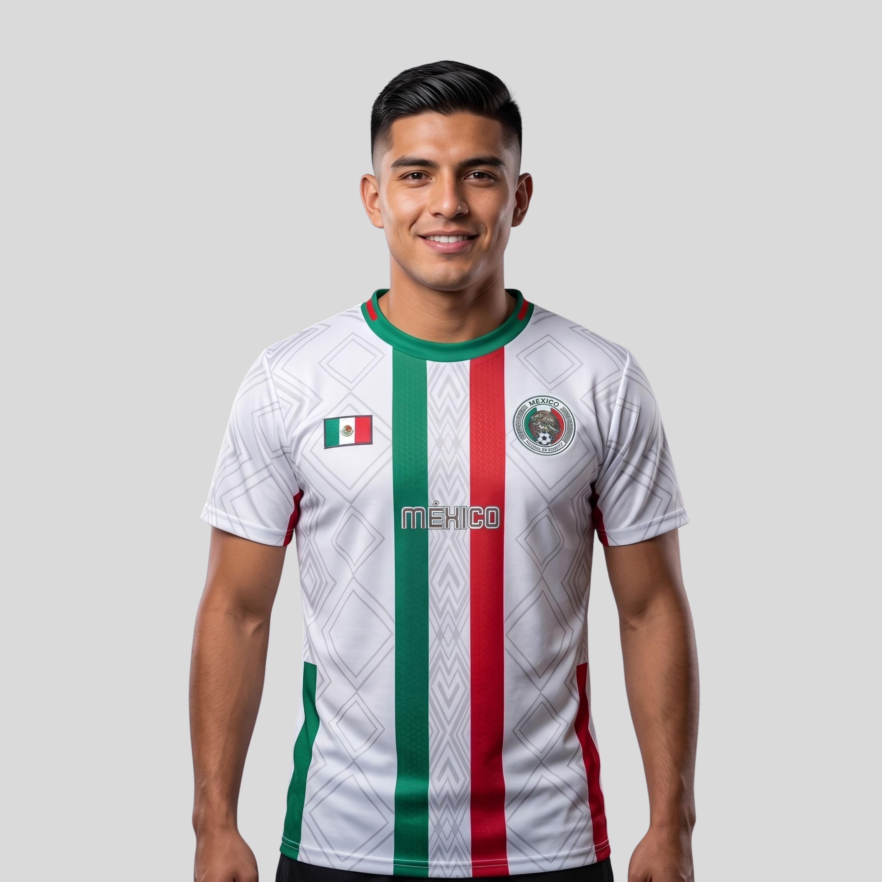 Jersey De México Para Hombre De Entrenamiento Tricolor