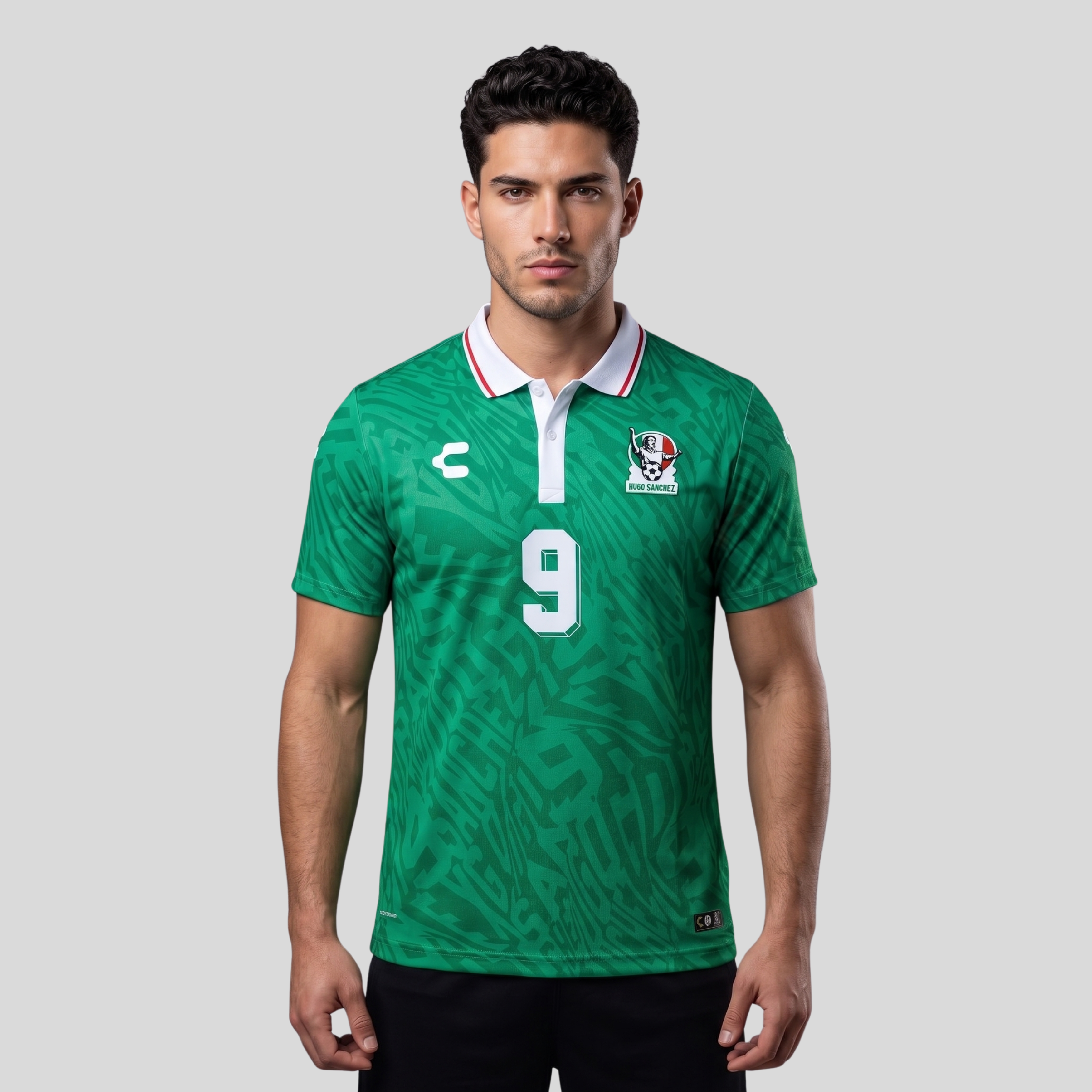 Jersey Charly Leyendas Hugo Sánchez Verde Para Hombre