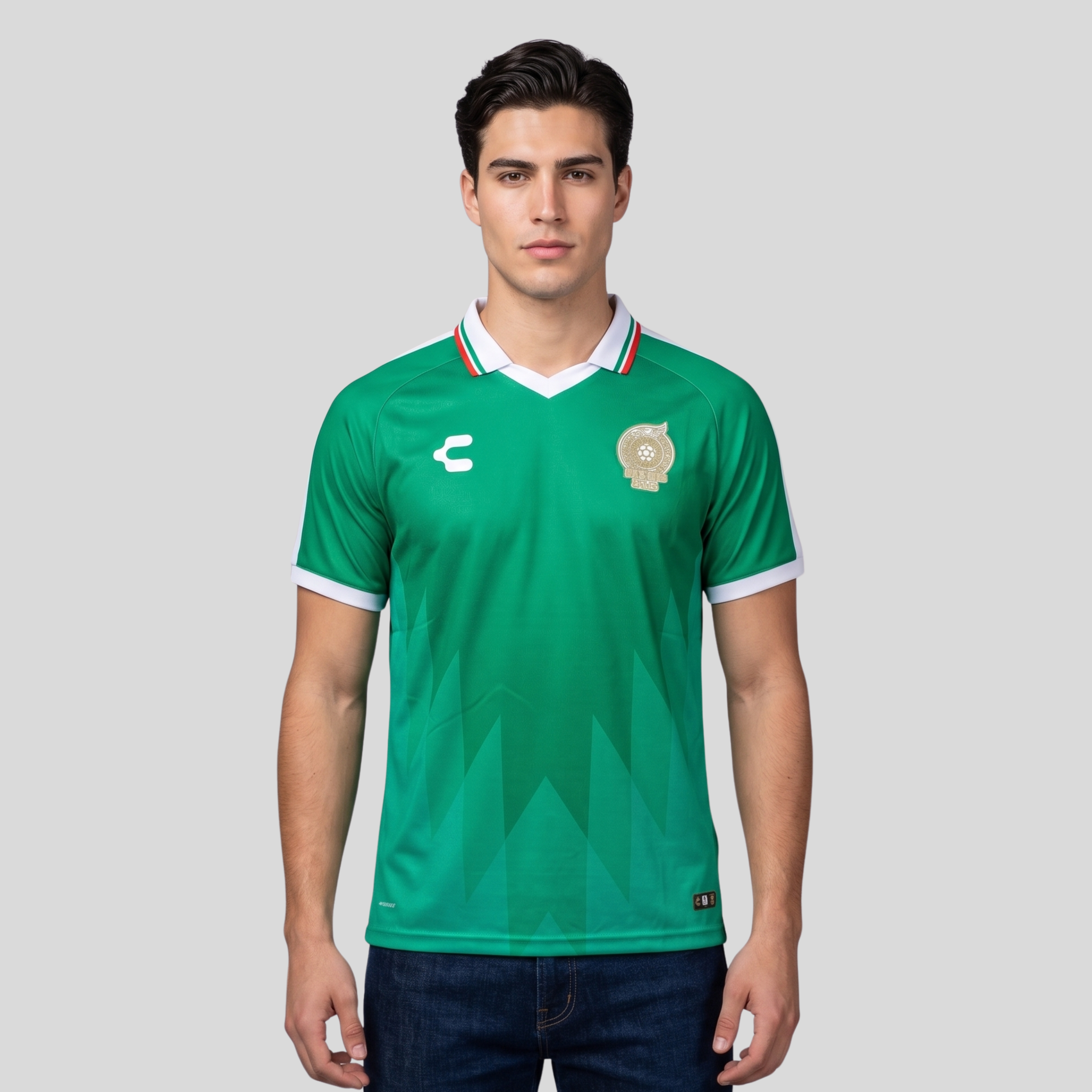Jersey Charly Leyendas 10 Fútbol Fan color Verde para Hombre