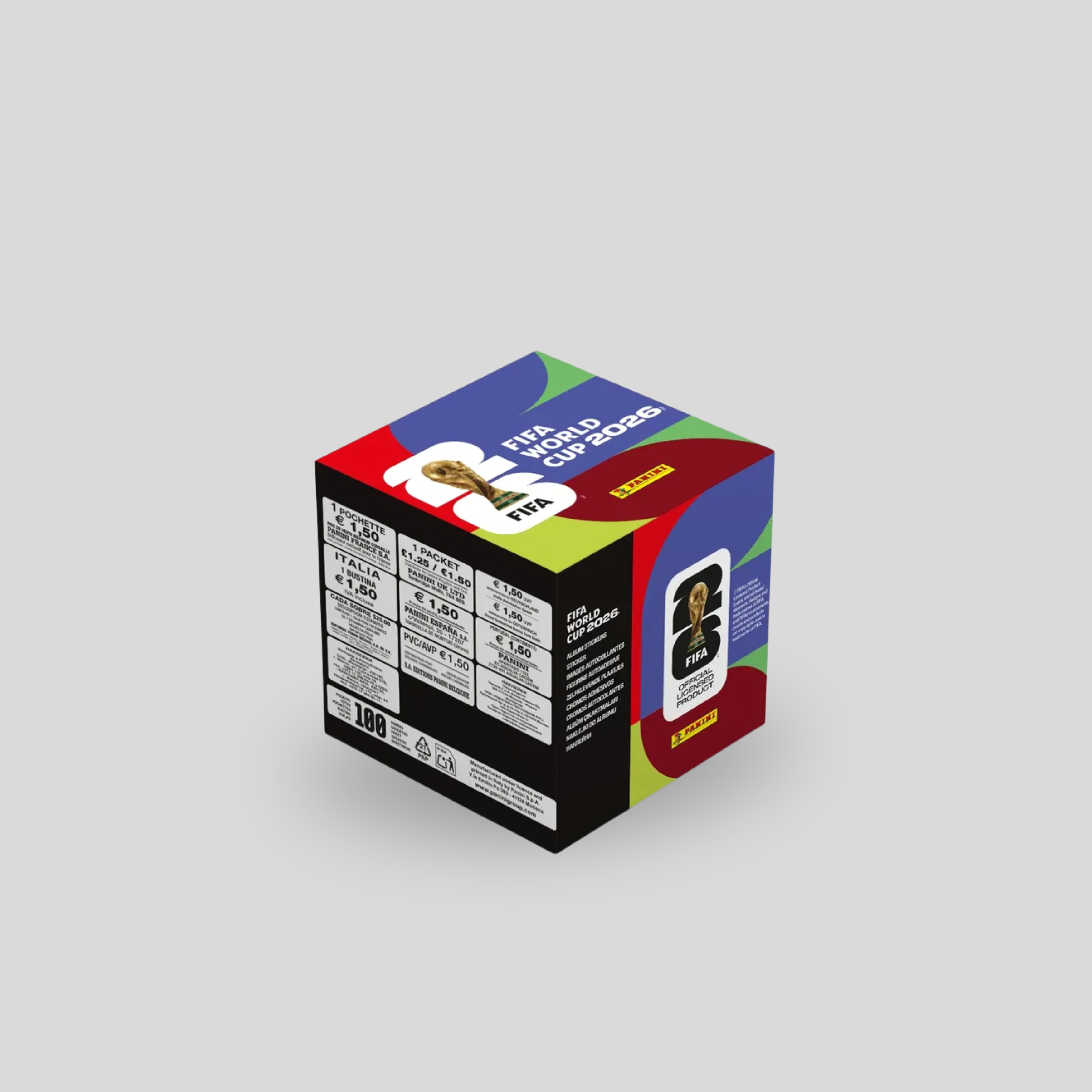 Álbum pasta dura + Caja de Sobres. 100 sobres World Cup 2026