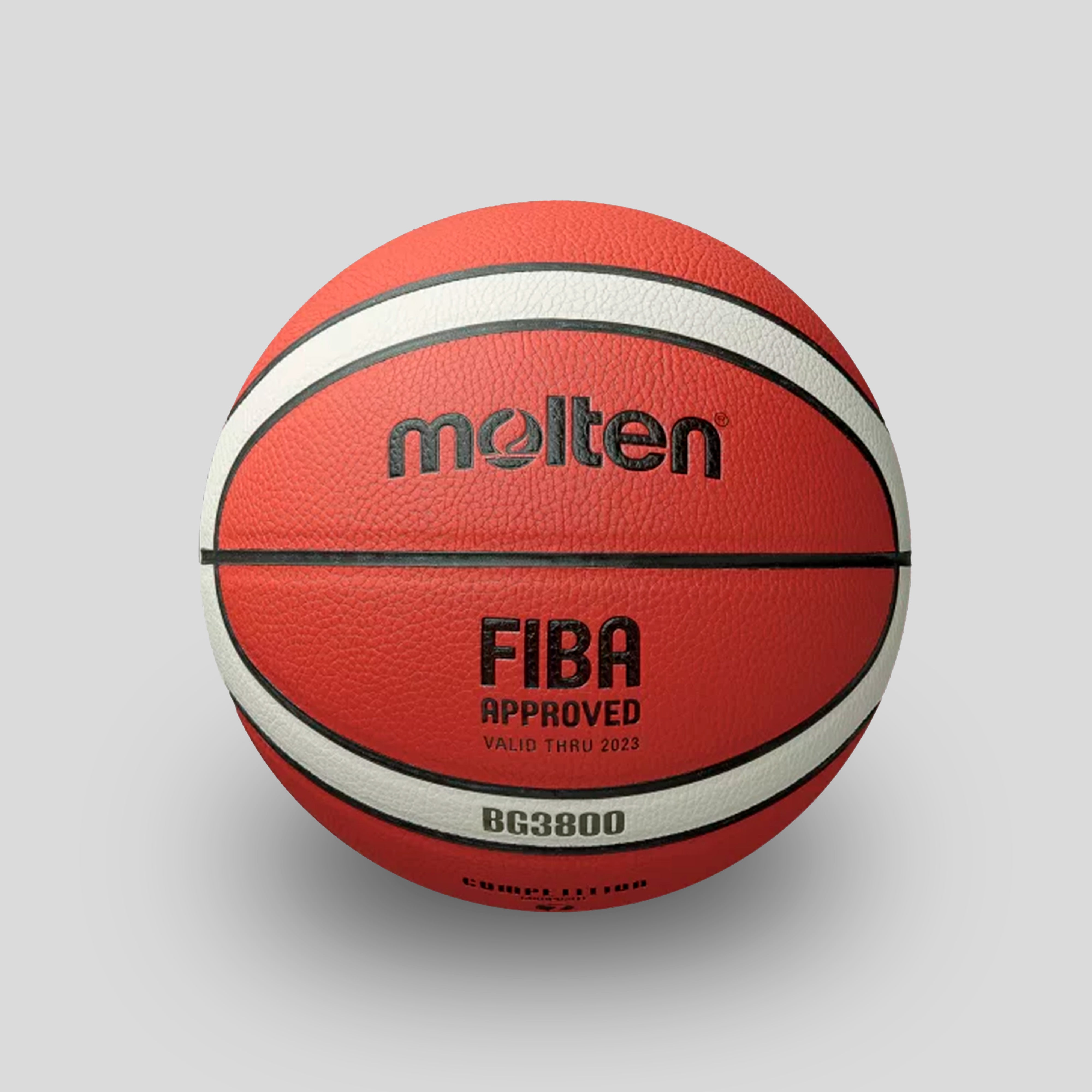 Balón de Básquetbol Molten BG3800 Talla 7 Oficial de Cuero Sintético Aprobado por FIBA