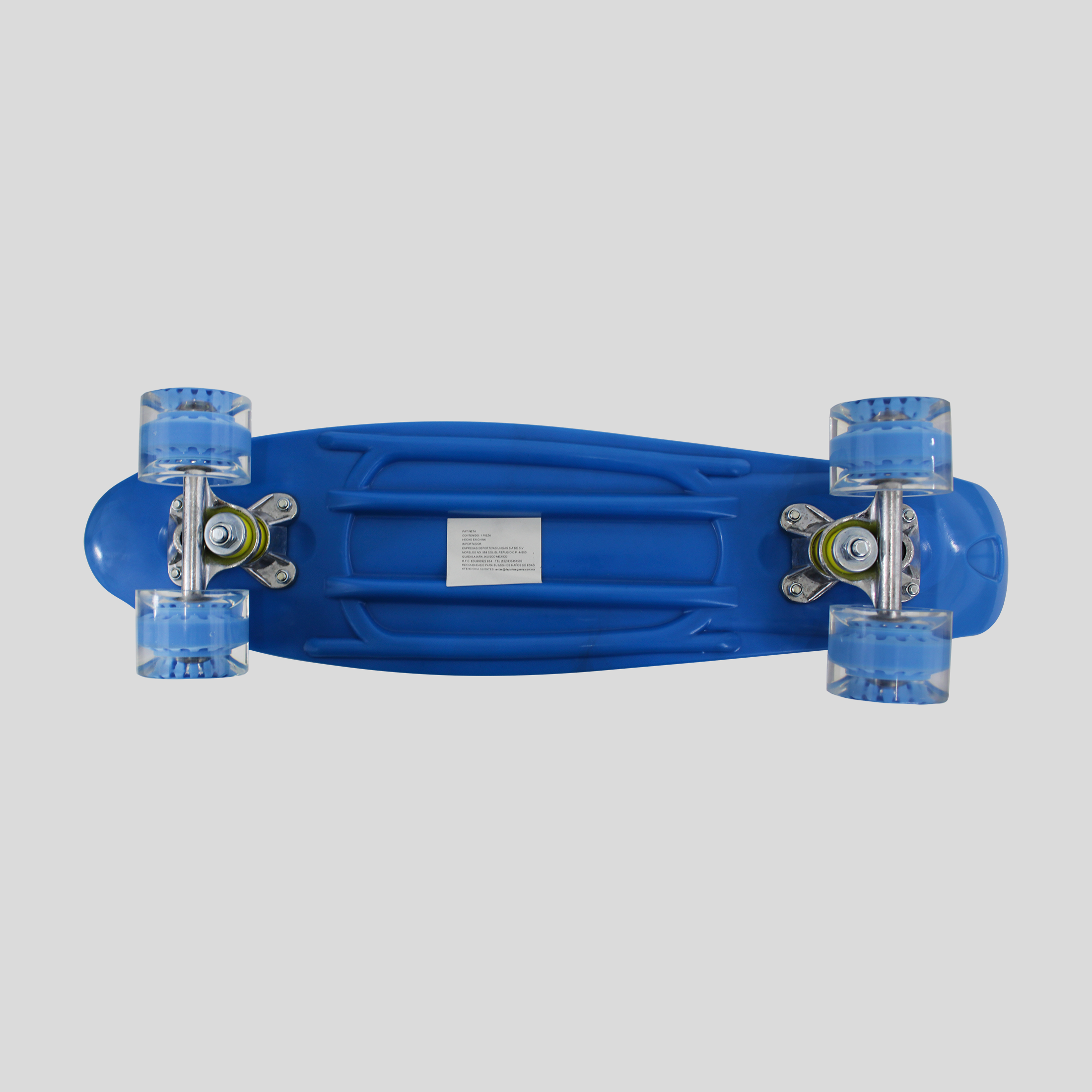 Patineta Penny Board Tabla Skate Con Ruedas Transparentes