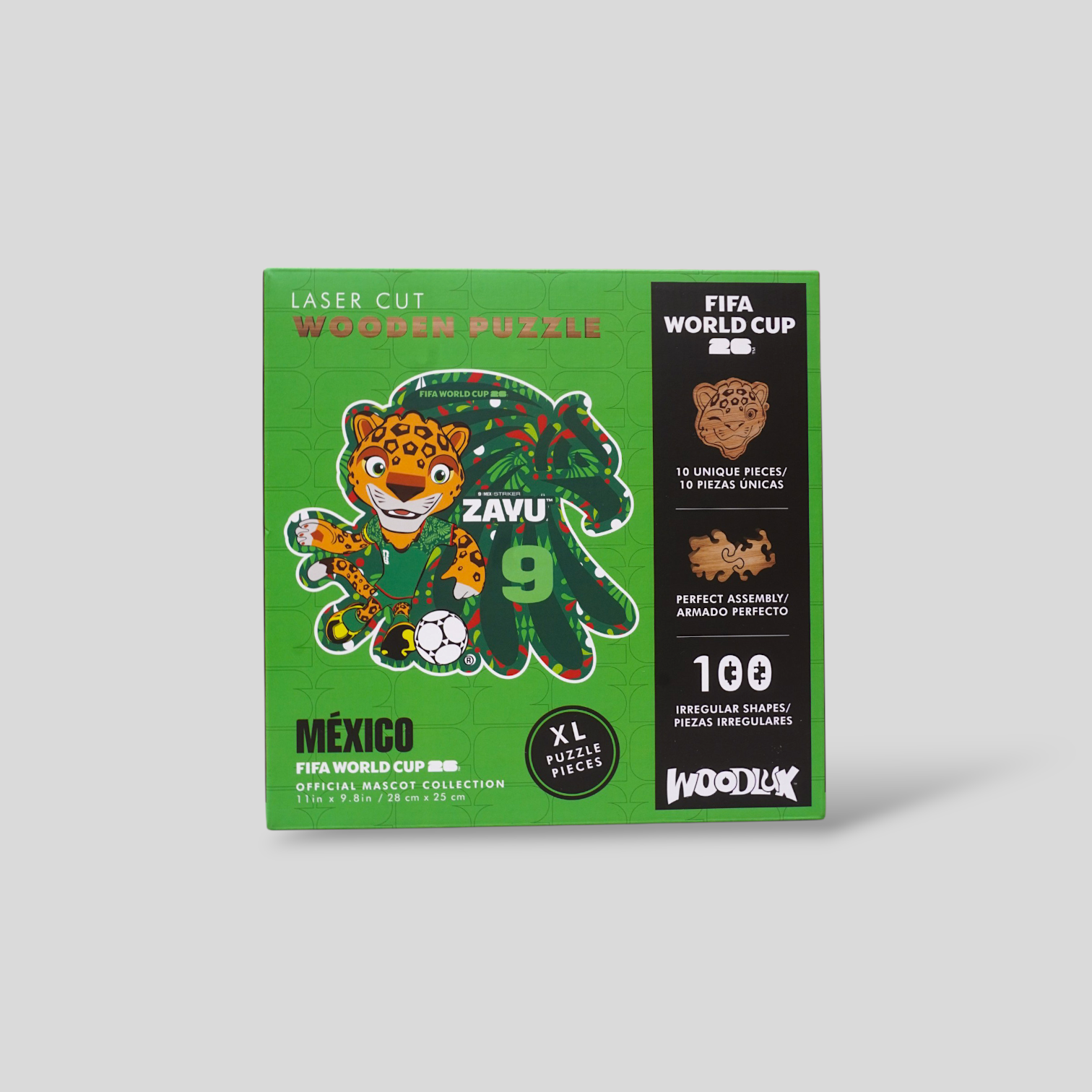 Rompecabezas de Madera FIFA Copa Mundial 2026 Zayu México 100 Piezas
