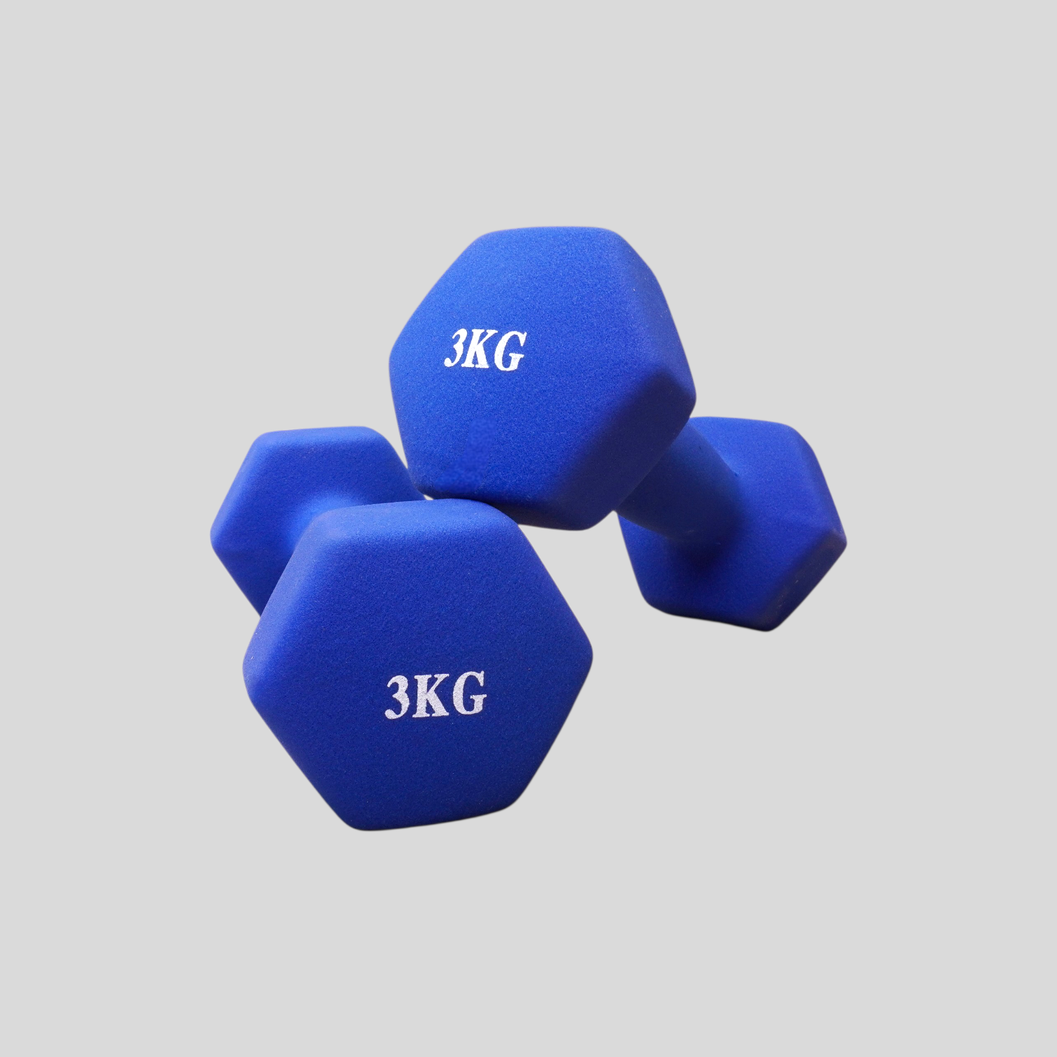 Par De Mancuernas Forradas De 3 Kg