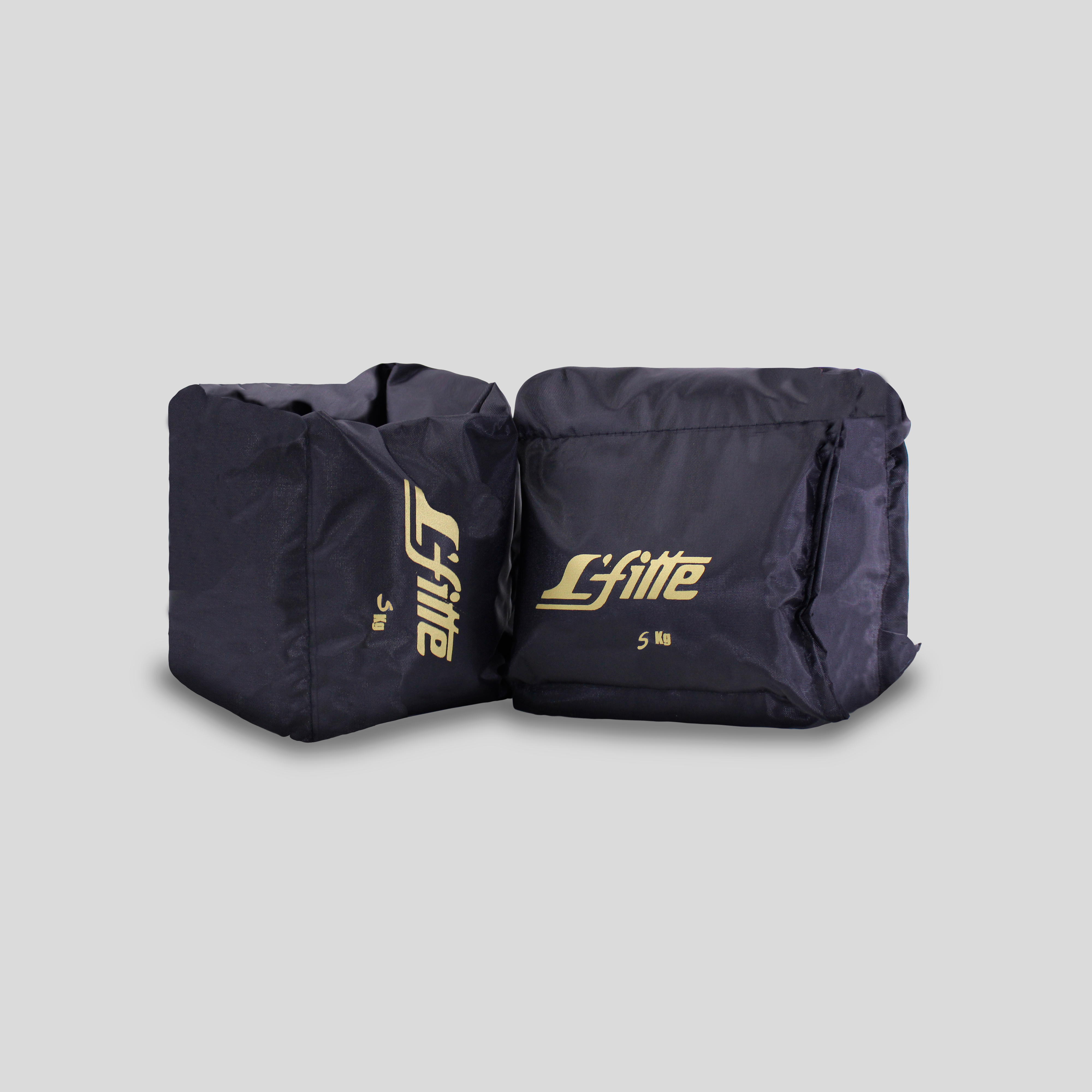 Par de Polainas de Tela con Velcro 5 kg c/u Ajustables para Piernas y Brazos