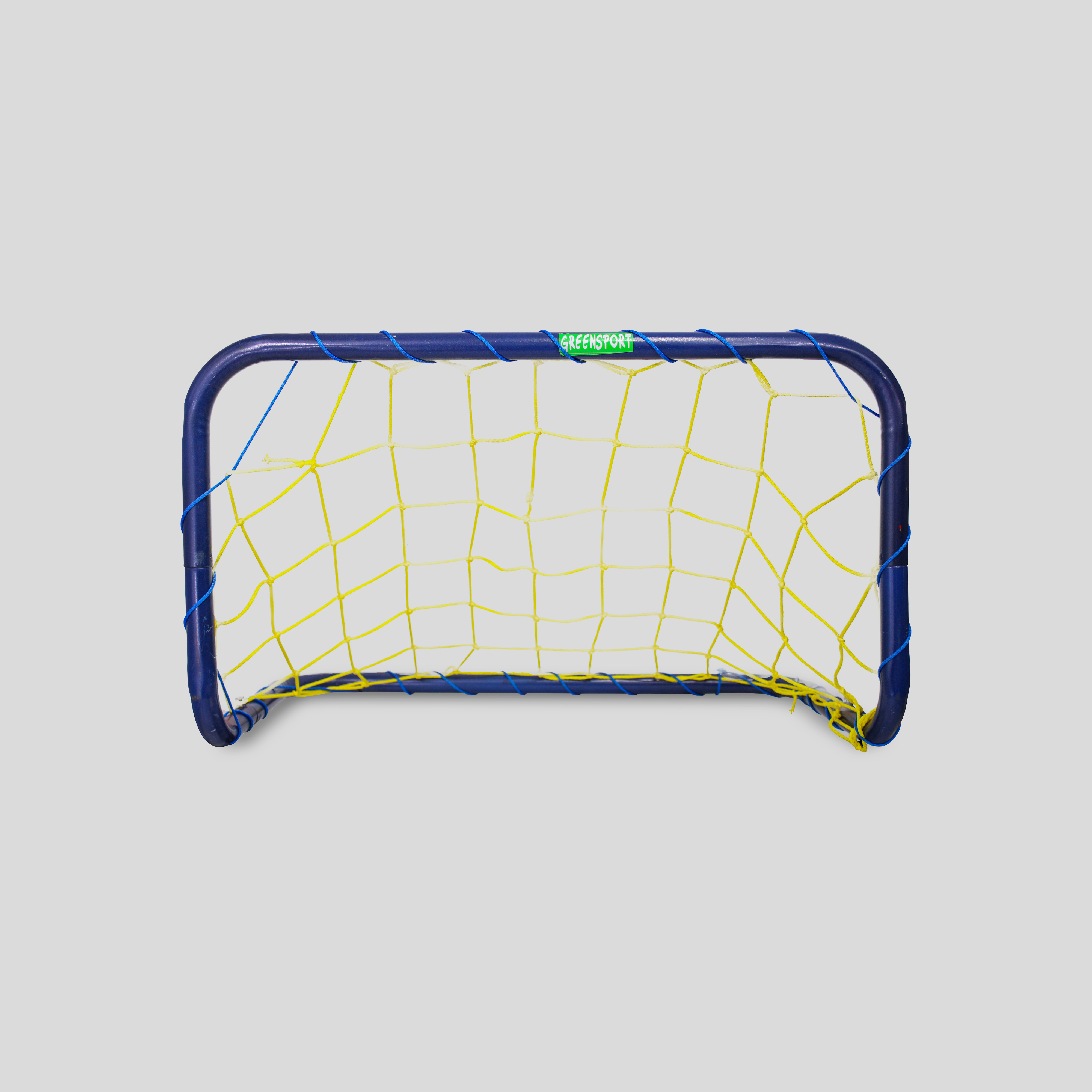 Portería De Fútbol Metálica 80x48x48 cm/Armable En 2 Piezas Con Red Para Niños Y Juveniles