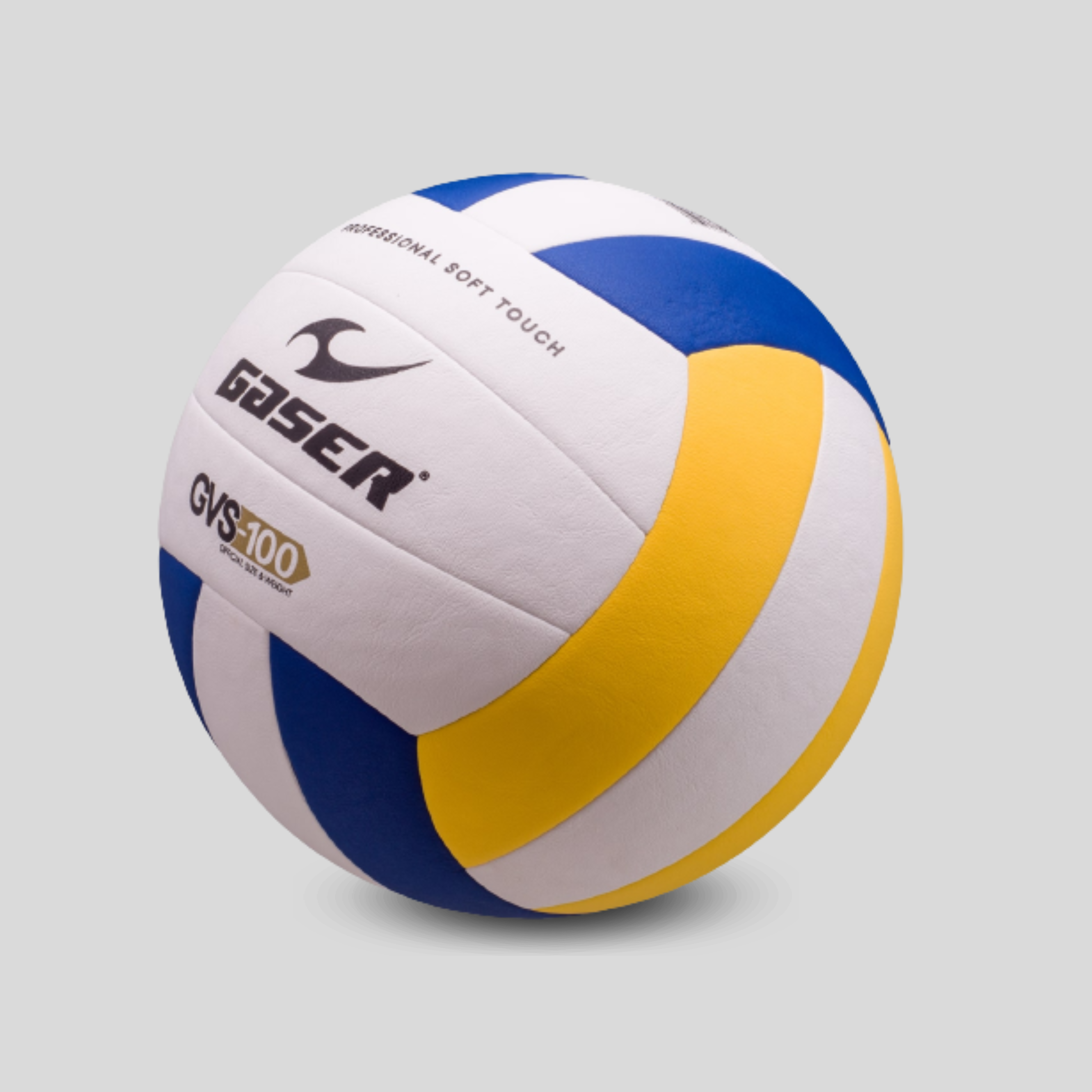 Balón de Voleibol Gaser GVS-100 SoftTouch Acolchonado/Profesional para Uso en Exterior