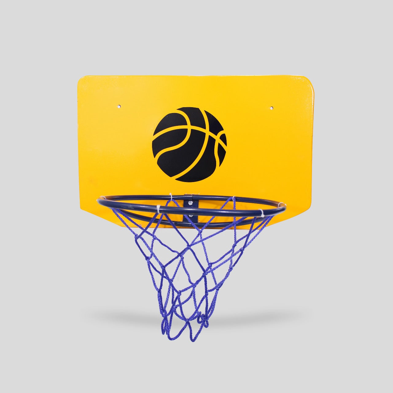 Tablero Mediano de Básquetbol Recreativo de Madera con Aro y Red para Montar en Pared