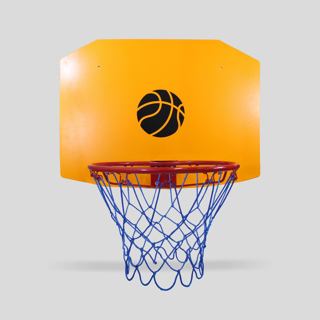 Tablero Grande de Básquetbol Recreativo con Aro de Metal y Red