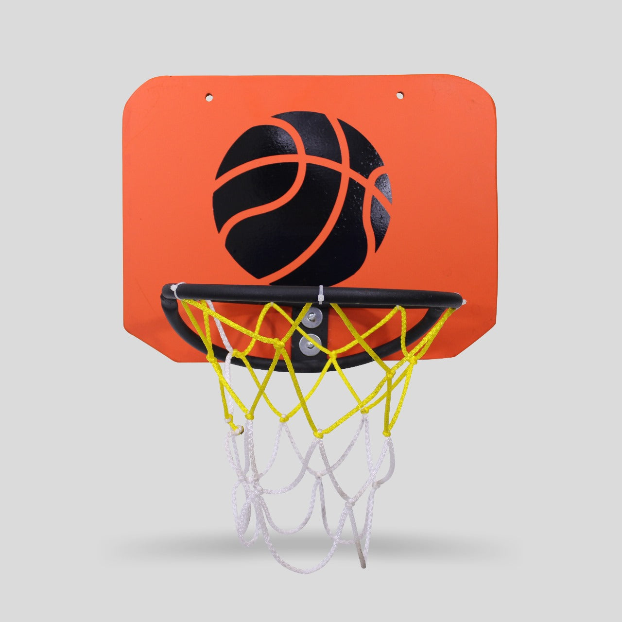 Tablero Chico de Básquetbol Recreativo de Madera con Aro de Metal para Montar en Pared