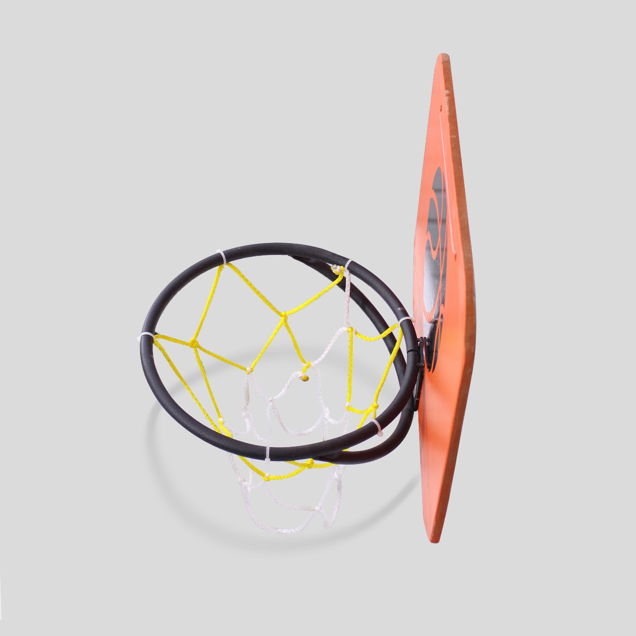 Tablero Chico de Básquetbol Recreativo de Madera con Aro de Metal para Montar en Pared