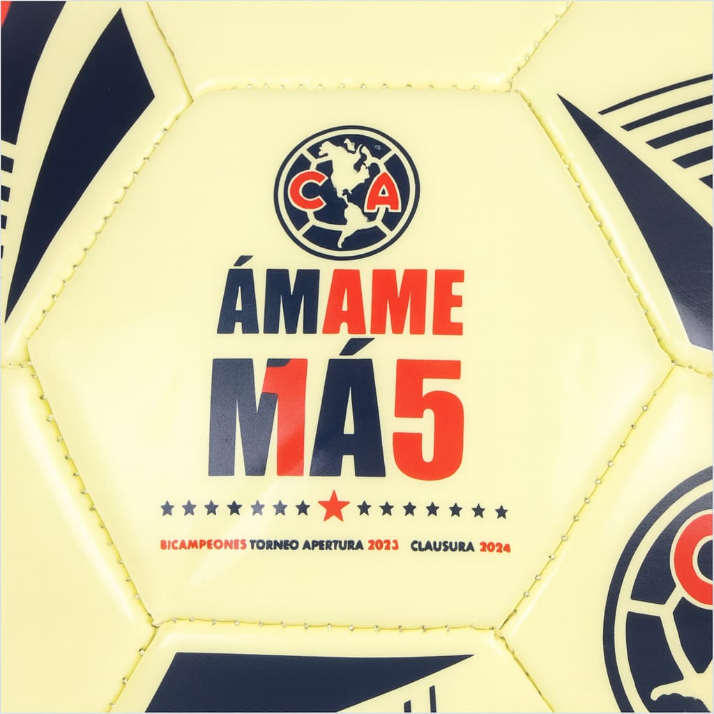 Balón de Fútbol Oficial Club América Resistente y de Gran Durabilidad