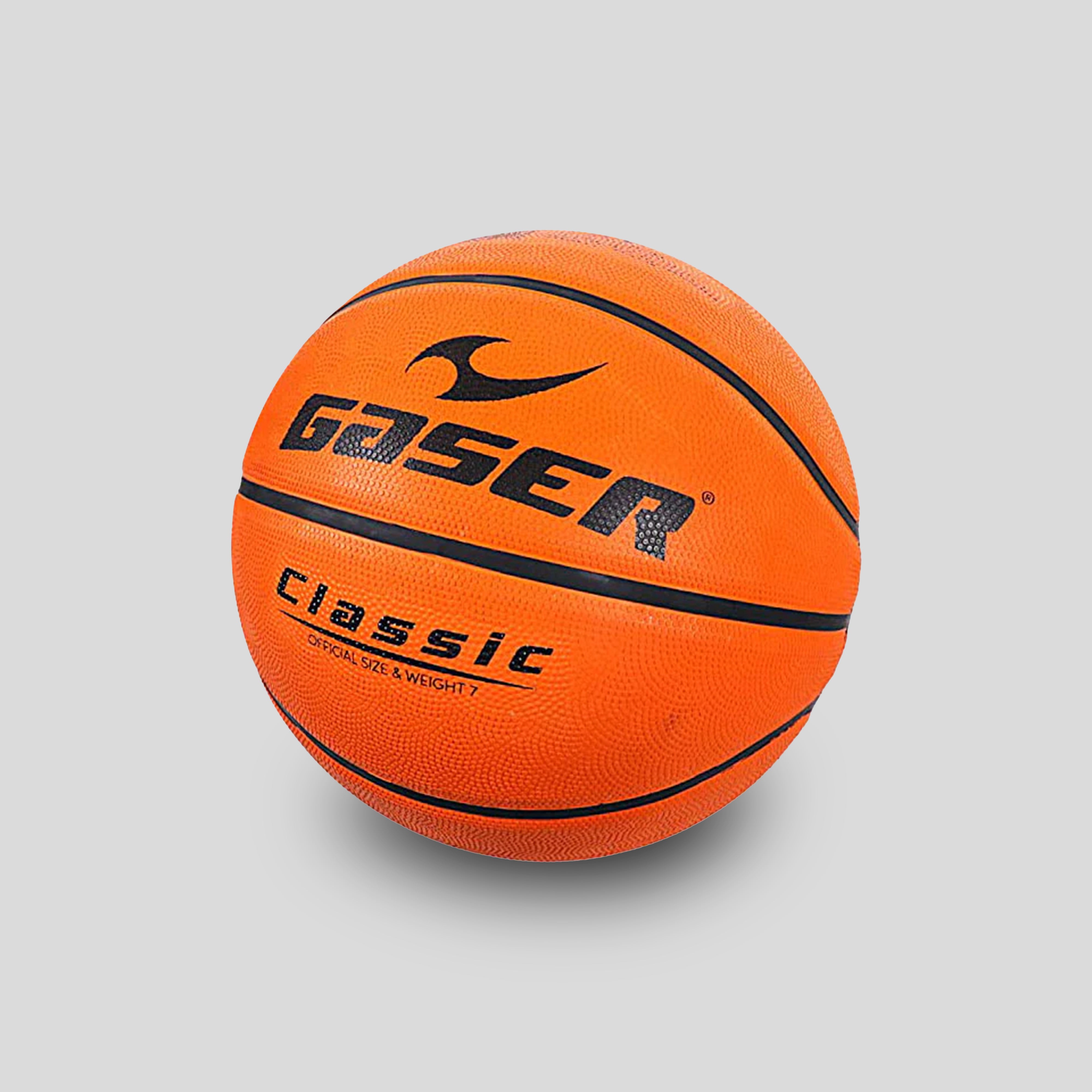 Balón Gaser de Básquetbol Talla Oficial 7  Resistente y Versátil para Cancha Abierta