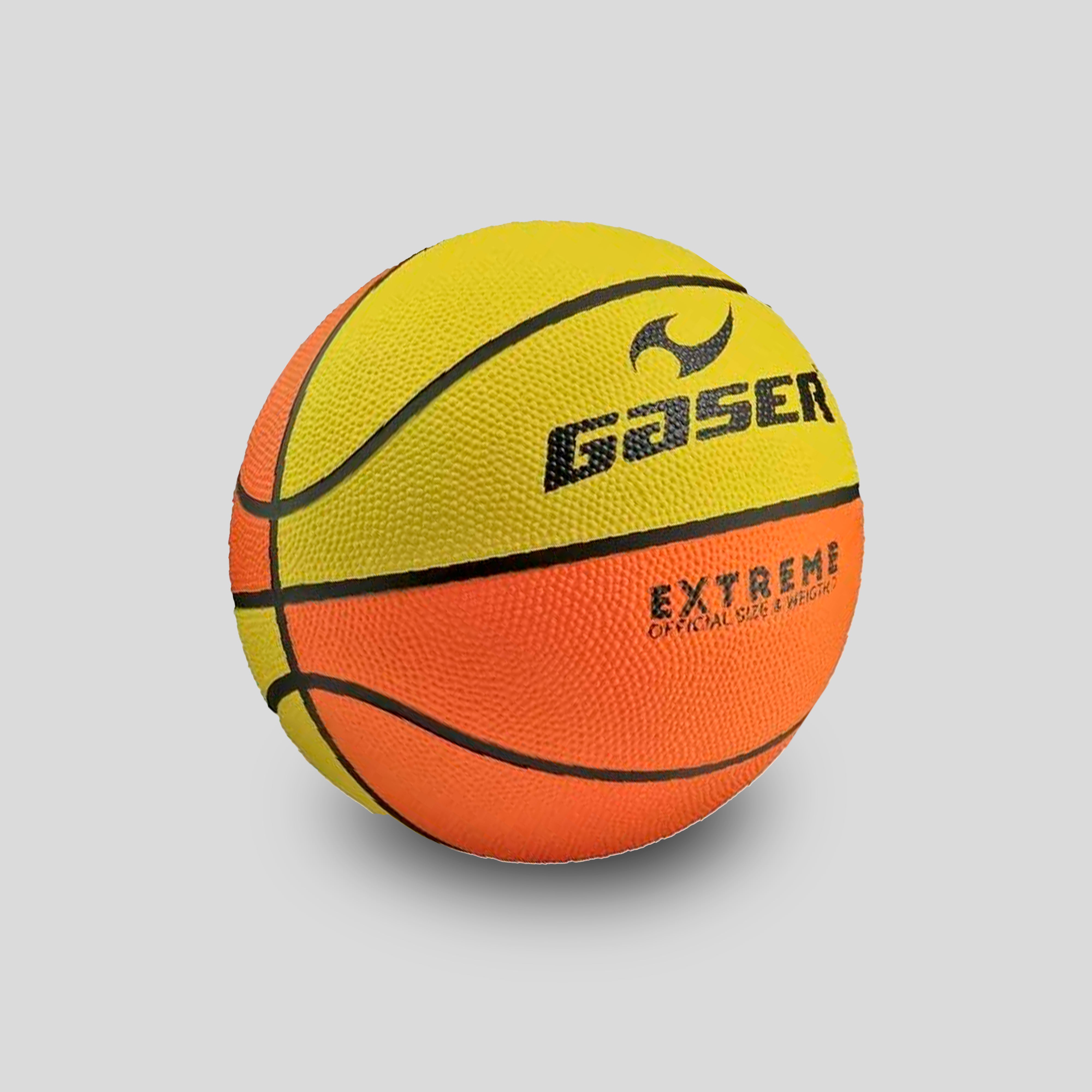 Balón Gaser de Básquetbol Talla Oficial 7  Resistente y Versátil para Cancha Abierta