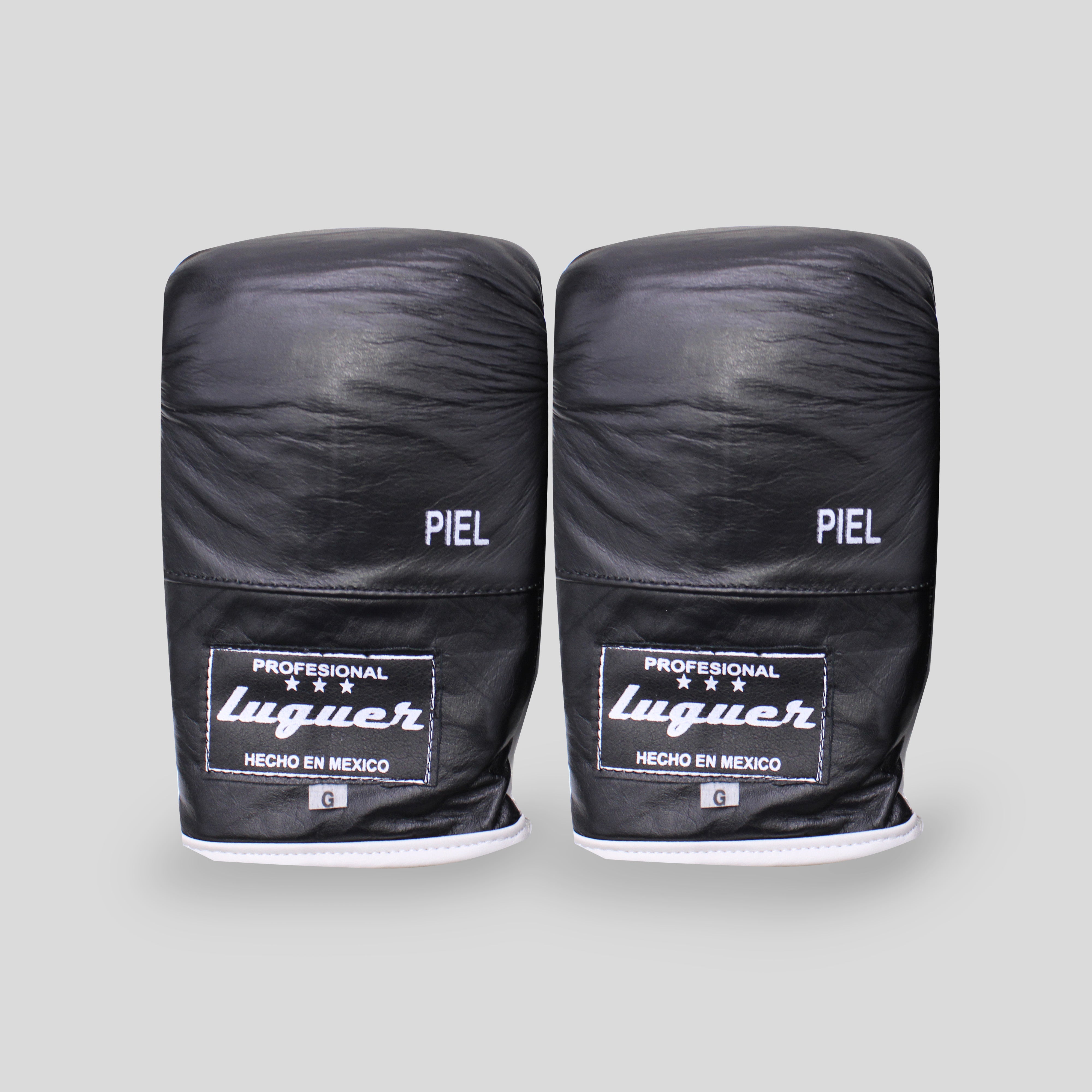 Guanteleta Deportiva de Piel Genuina Luguer Ideal para Entrenamiento Intenso de Boxeo y Artes Marciales Mixtas