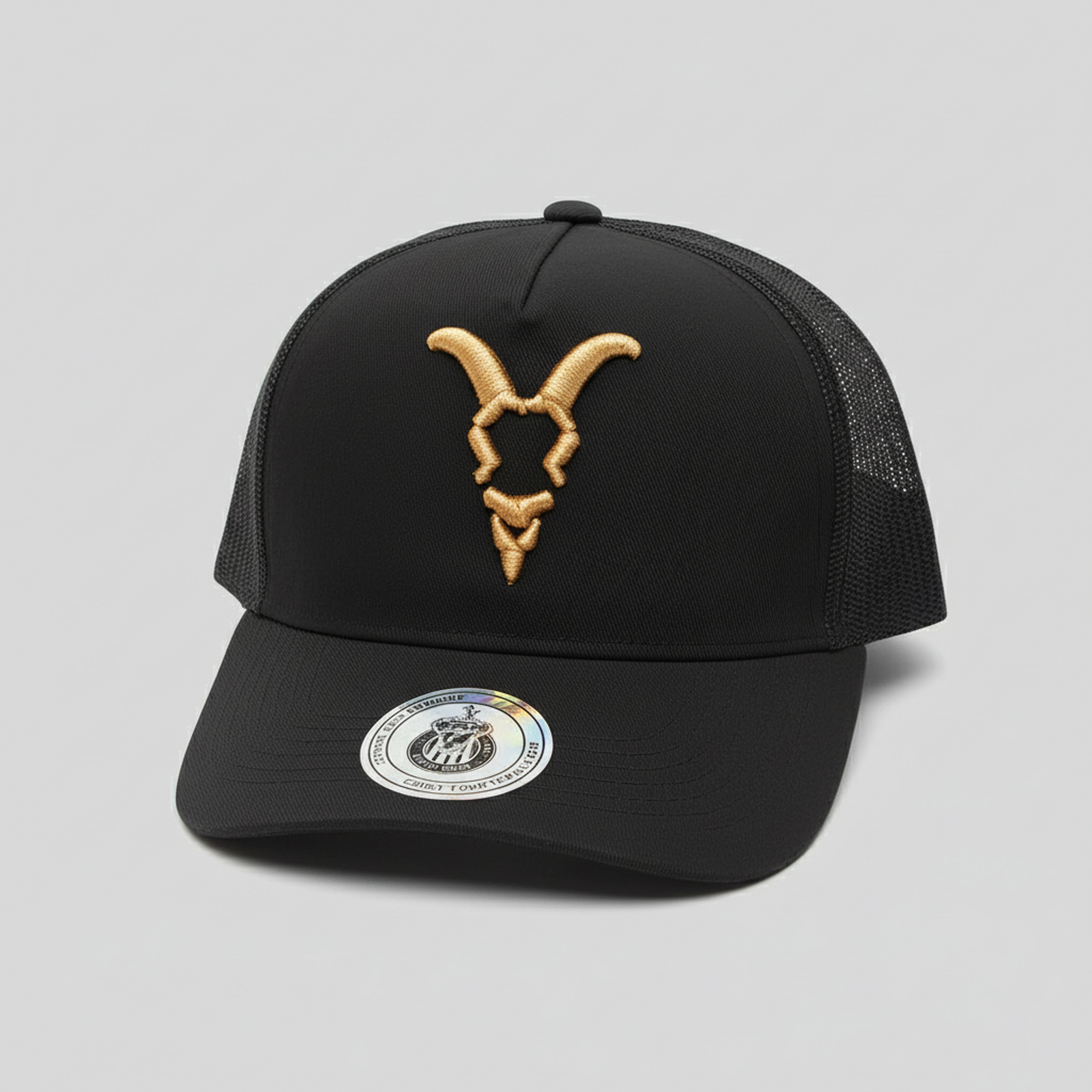 Gorra de Gamusa Rebaño Sagrado con Escudo Bordado Oficial y Ajuste Regulable