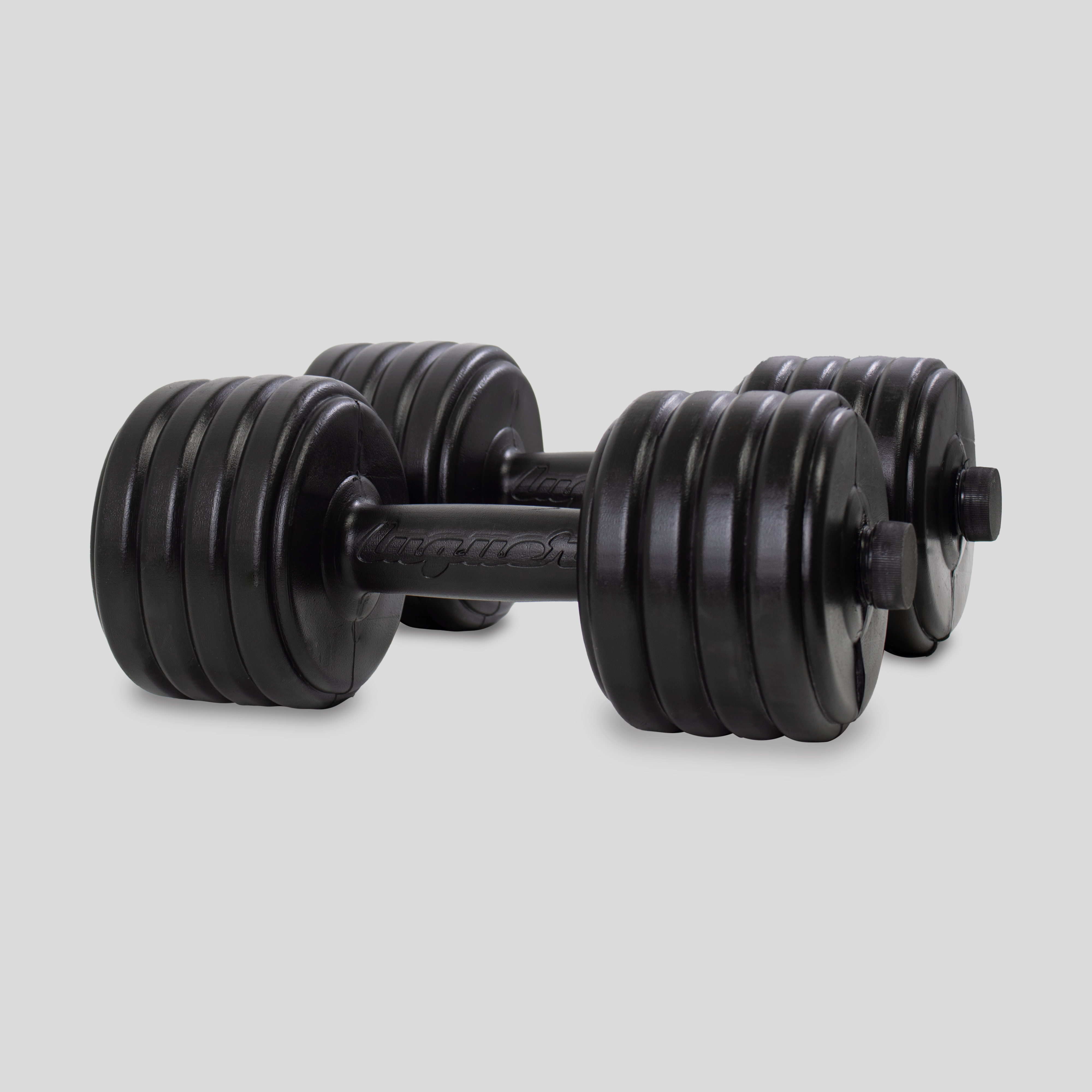 Par de Mancuernas de 3.5 kg c/u (Peso Total 7 kg) de Plástico Rellenas de Marmolina para Entrenamiento en Casa o Gimnasio