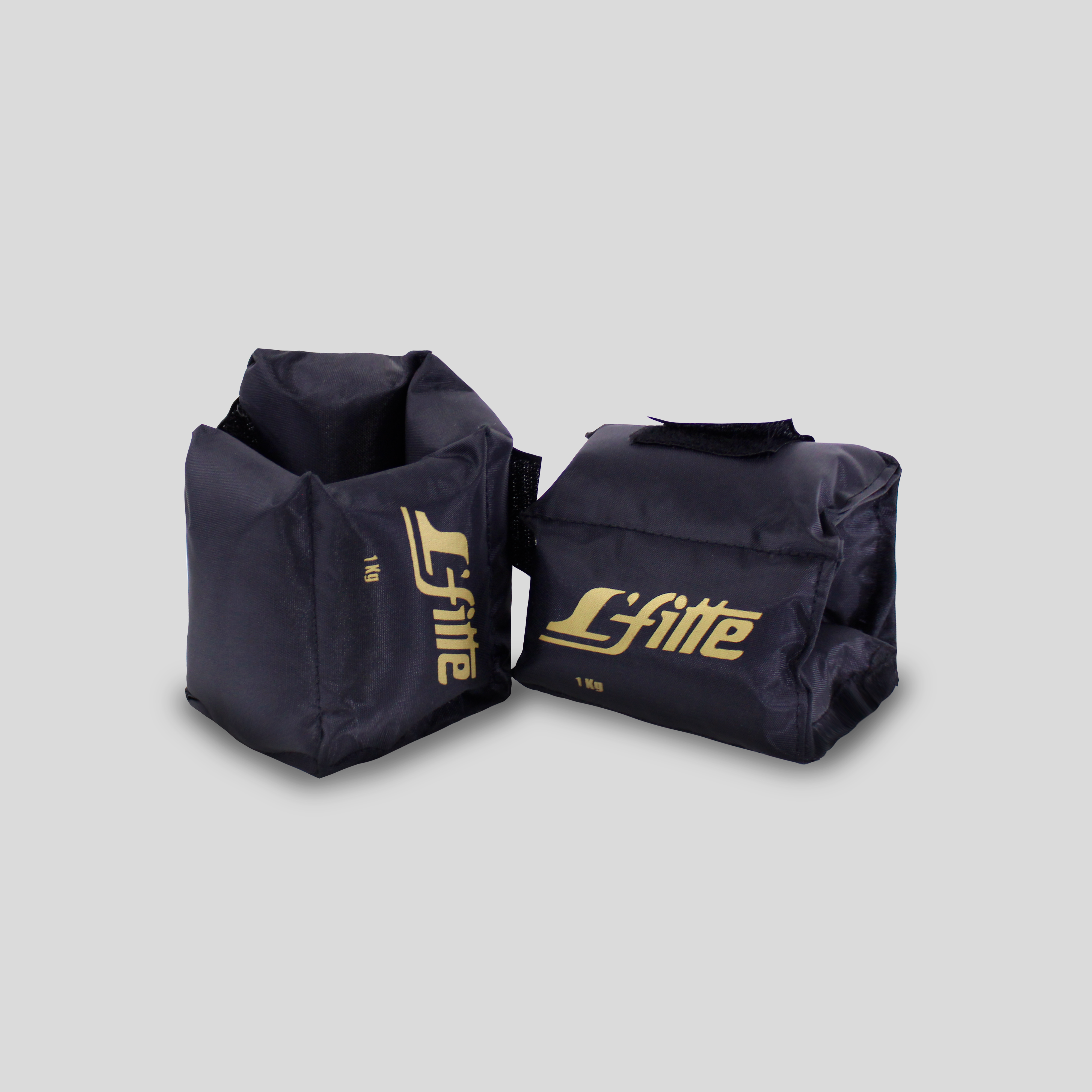 Par de Polainas Ajustables de 1 kg c/u De Tela con Velcro para Ejercicio y Rehabilitación