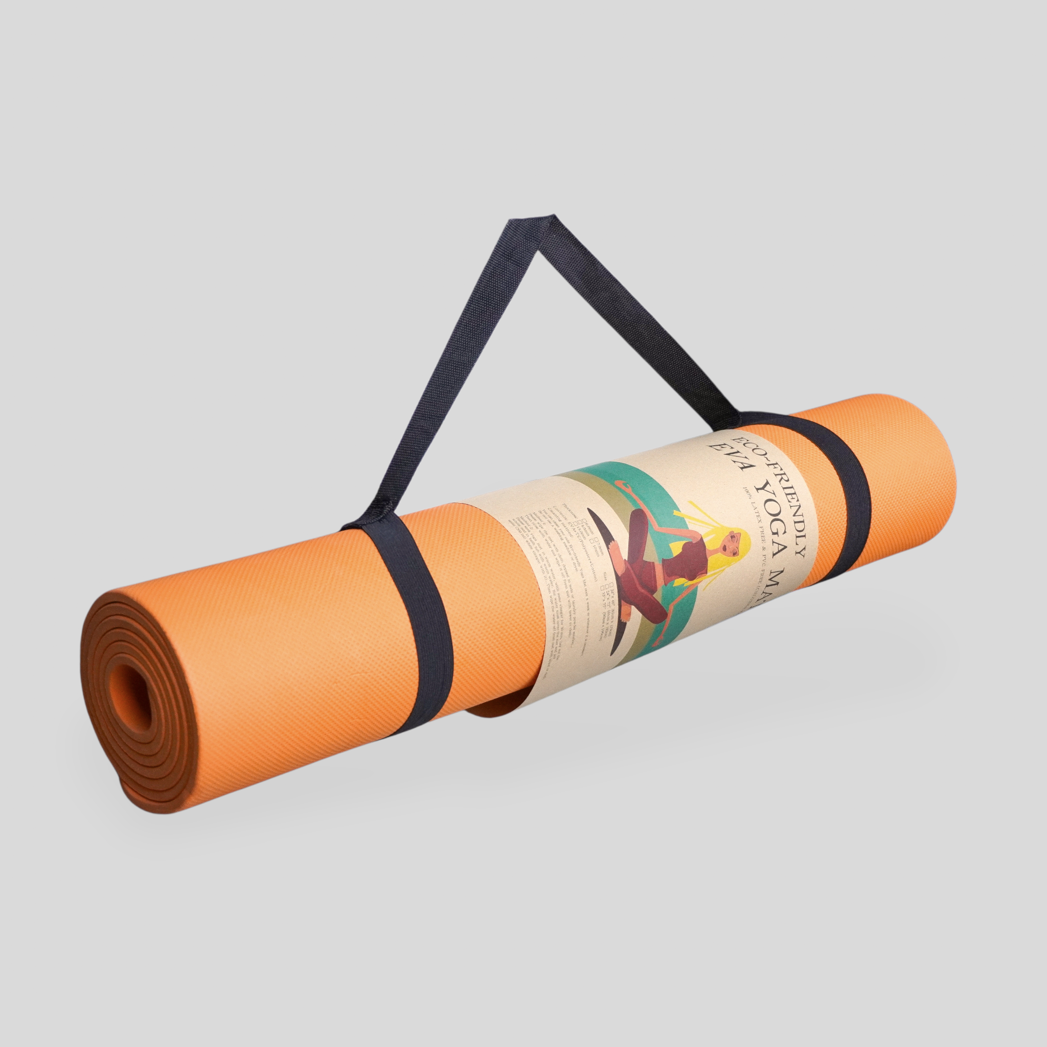 Tapete De Yoga Eva con Antiderrapante