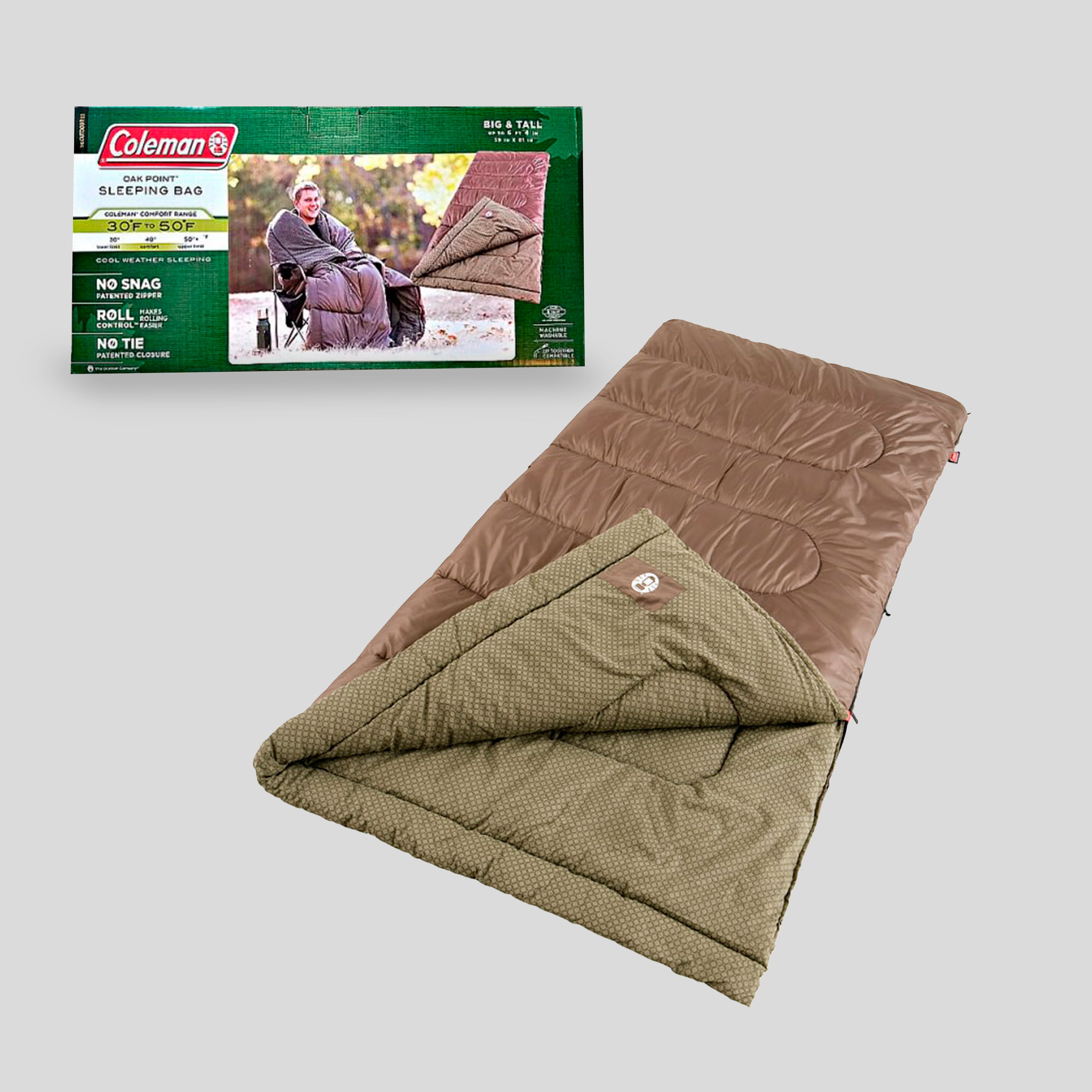 Coleman oak point sleeping clearance bag