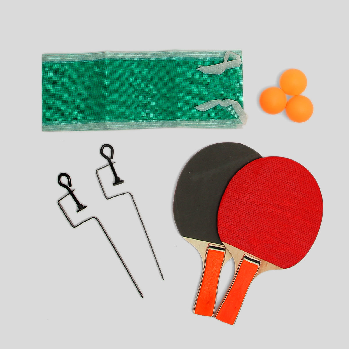 Set De Ping Pong Armable Incluye Red, Postes Y Pelotas, Fácil Montaje Para Juego Recreativo Y Entrenamiento