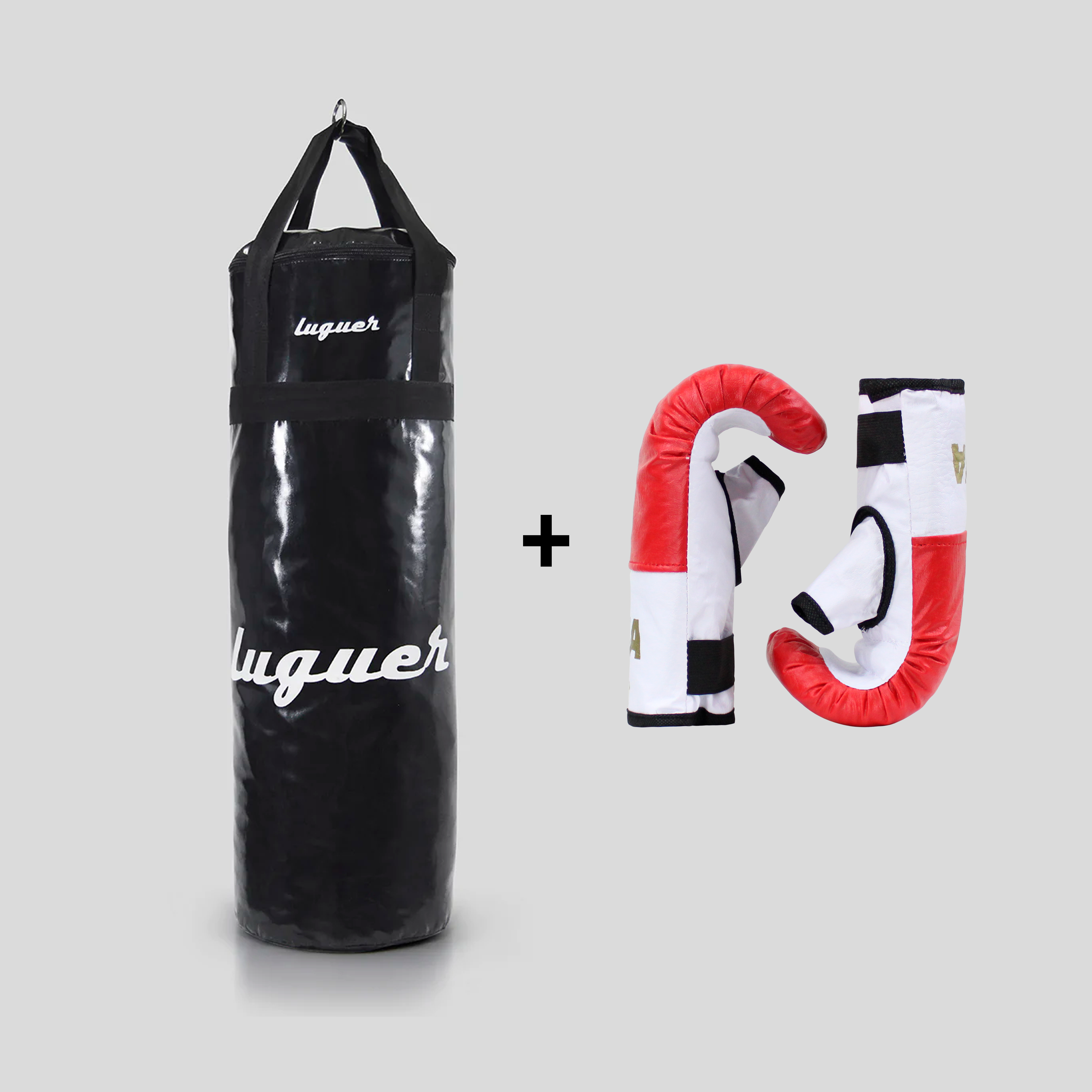 Costal de Boxeo de 20 kg con Par de Guanteletas Resistentes para Uso Rudo/Ideal para Entrenamiento Profesional de Box y MMA