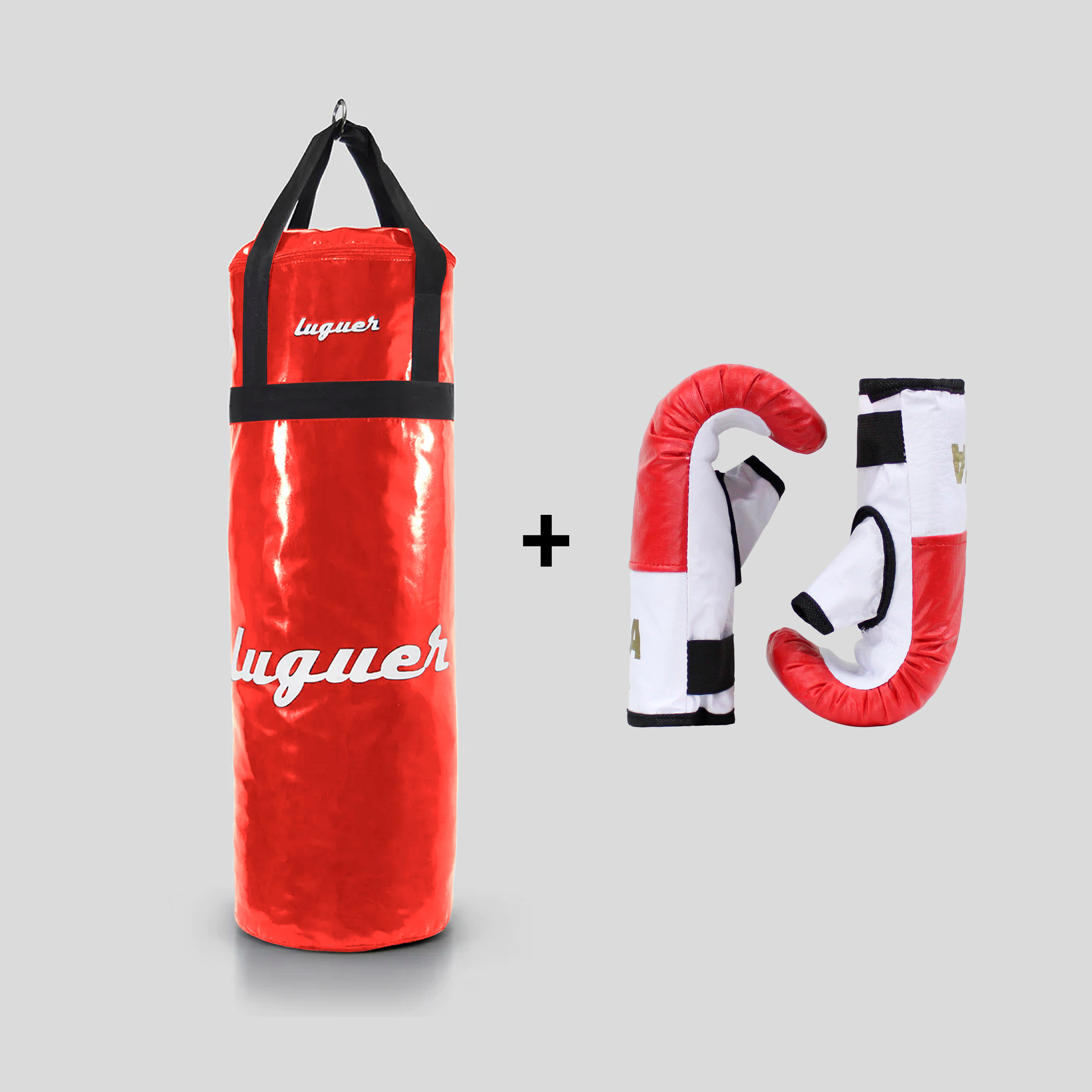 Costal de Boxeo de 20 kg con Par de Guanteletas Resistentes para Uso Rudo/Ideal para Entrenamiento Profesional de Box y MMA