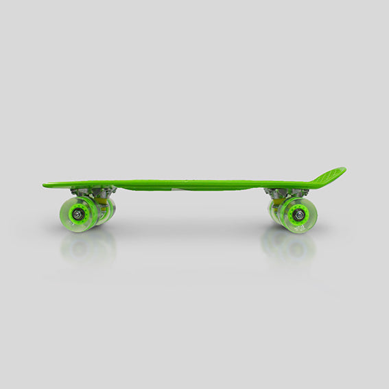 Patineta Penny Board Tabla Skate Con Ruedas Transparentes