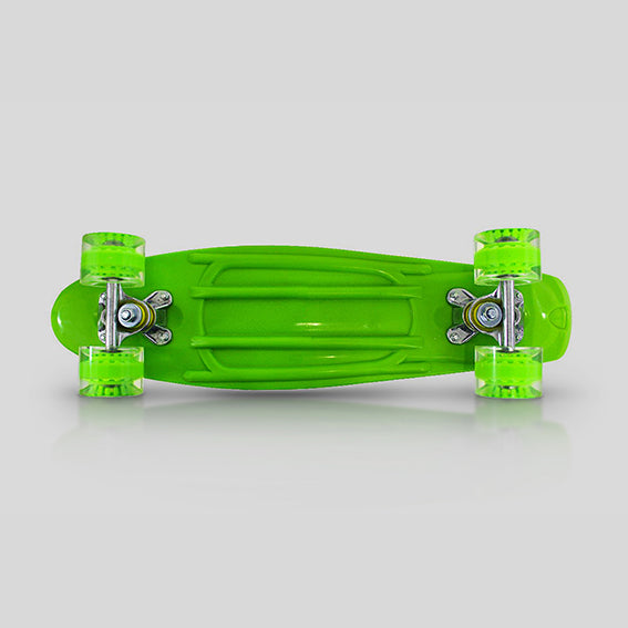 Patineta Penny Board Tabla Skate Con Ruedas Transparentes