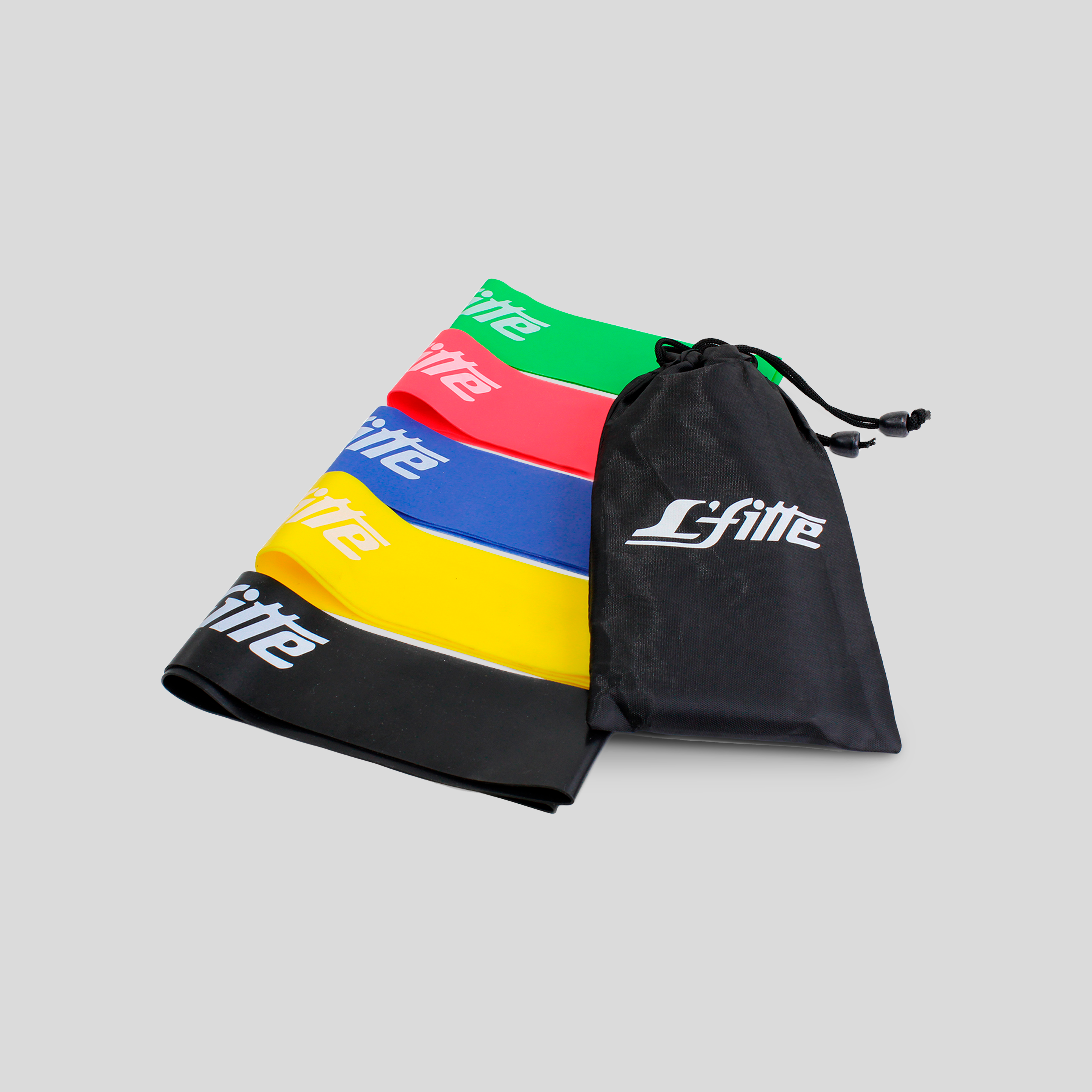 Kit de Ejercicio: Con Cuerda para Saltar, Bandas de Resistencia, Rueda para Abdominales, Set de Ligas Tubulares y Handgrip/Ideal para Fitness, Crossfit, Pilates y Cardio