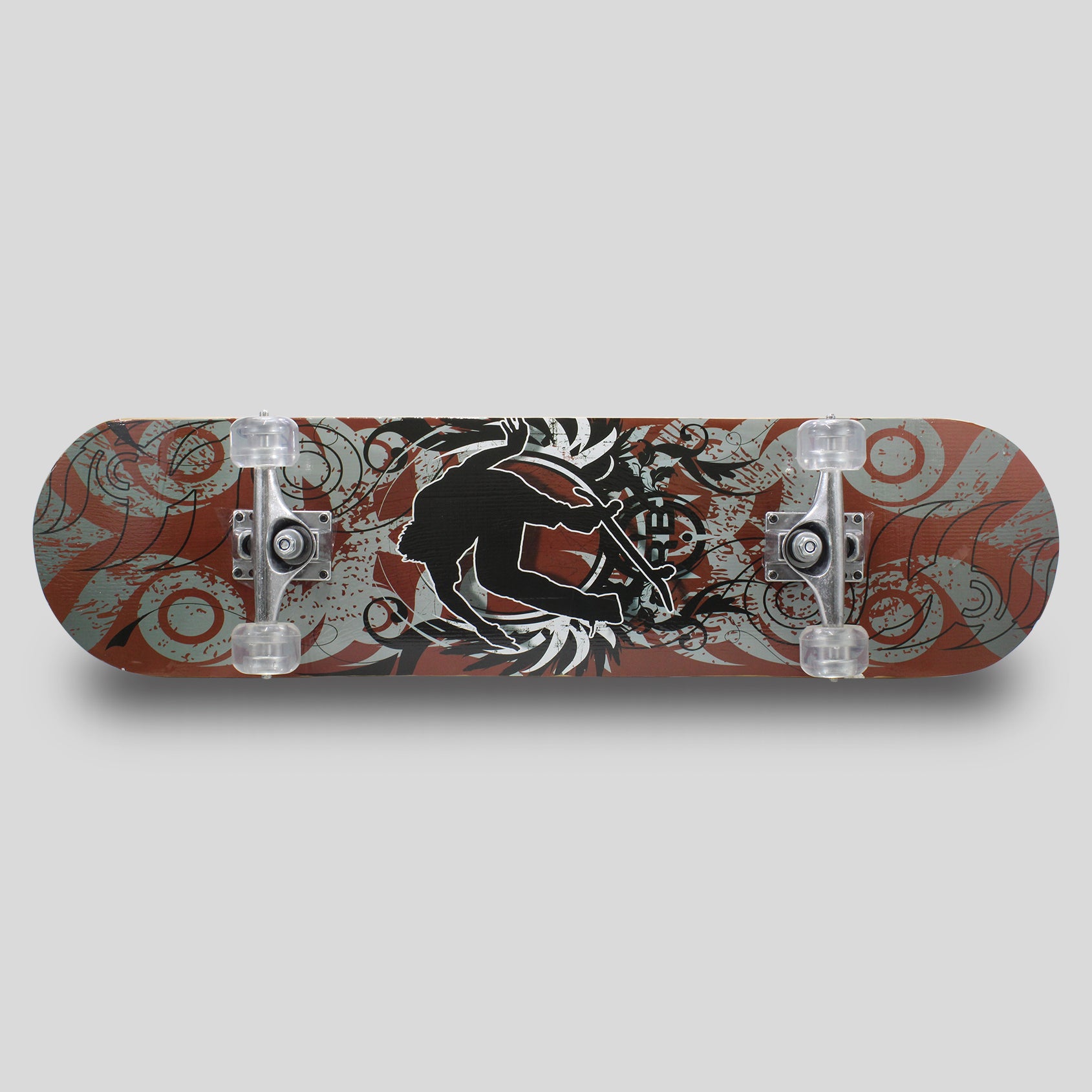 Patineta Completa Skateboard,Madera Grande Con Estampado,LLantas De Goma y Truck Reforzado