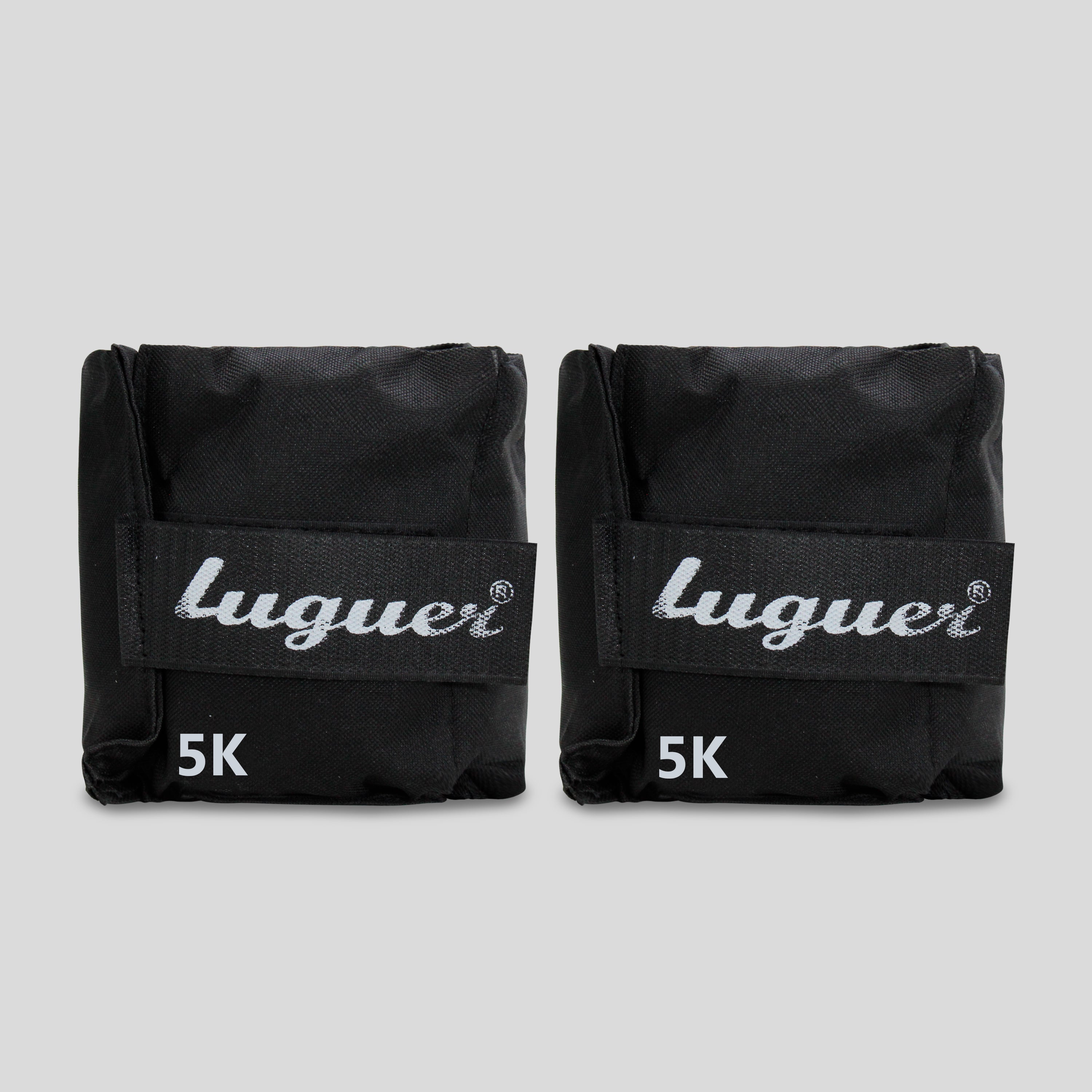 Polainas Ajustables con Peso de 5 kg Cada Una, Rellenas de Marmolina y Velcro para Piernas y Brazos, para Entrenamiento y Rehabilitación