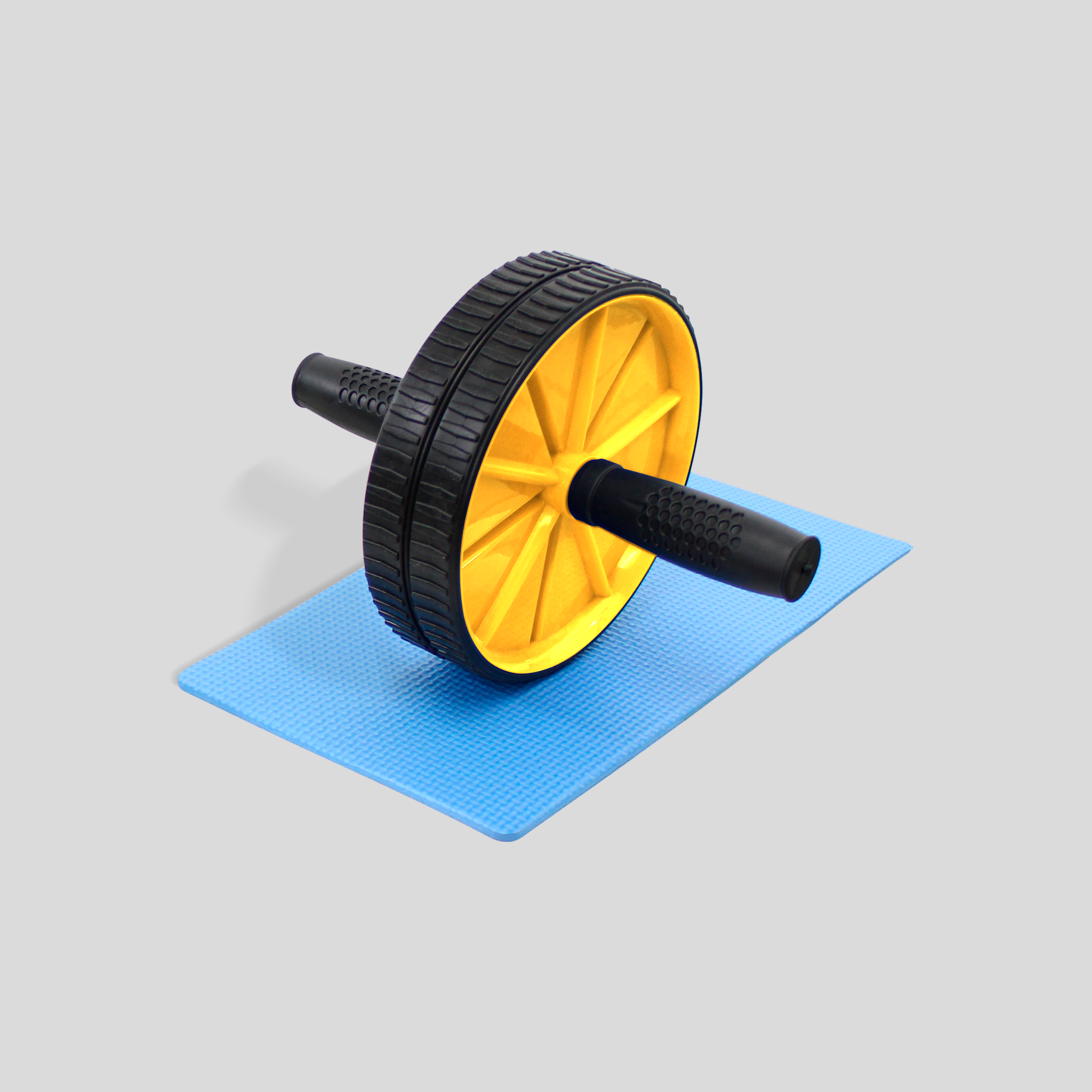 Kit de Ejercicio: Con Cuerda para Saltar, Bandas de Resistencia, Rueda para Abdominales, Set de Ligas Tubulares y Handgrip/Ideal para Fitness, Crossfit, Pilates y Cardio
