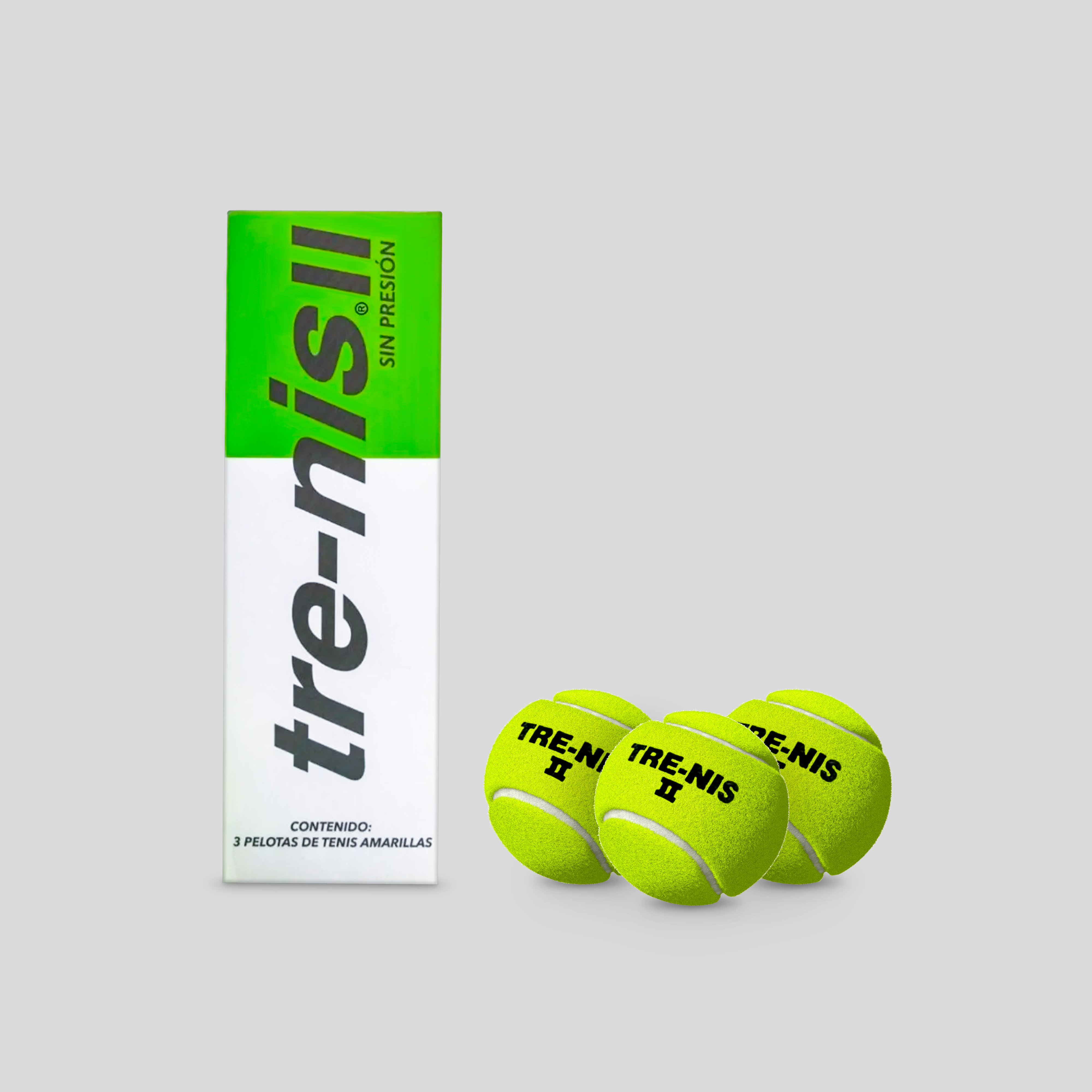 Pelotas de Tenis Profesional Modelo Trenis II