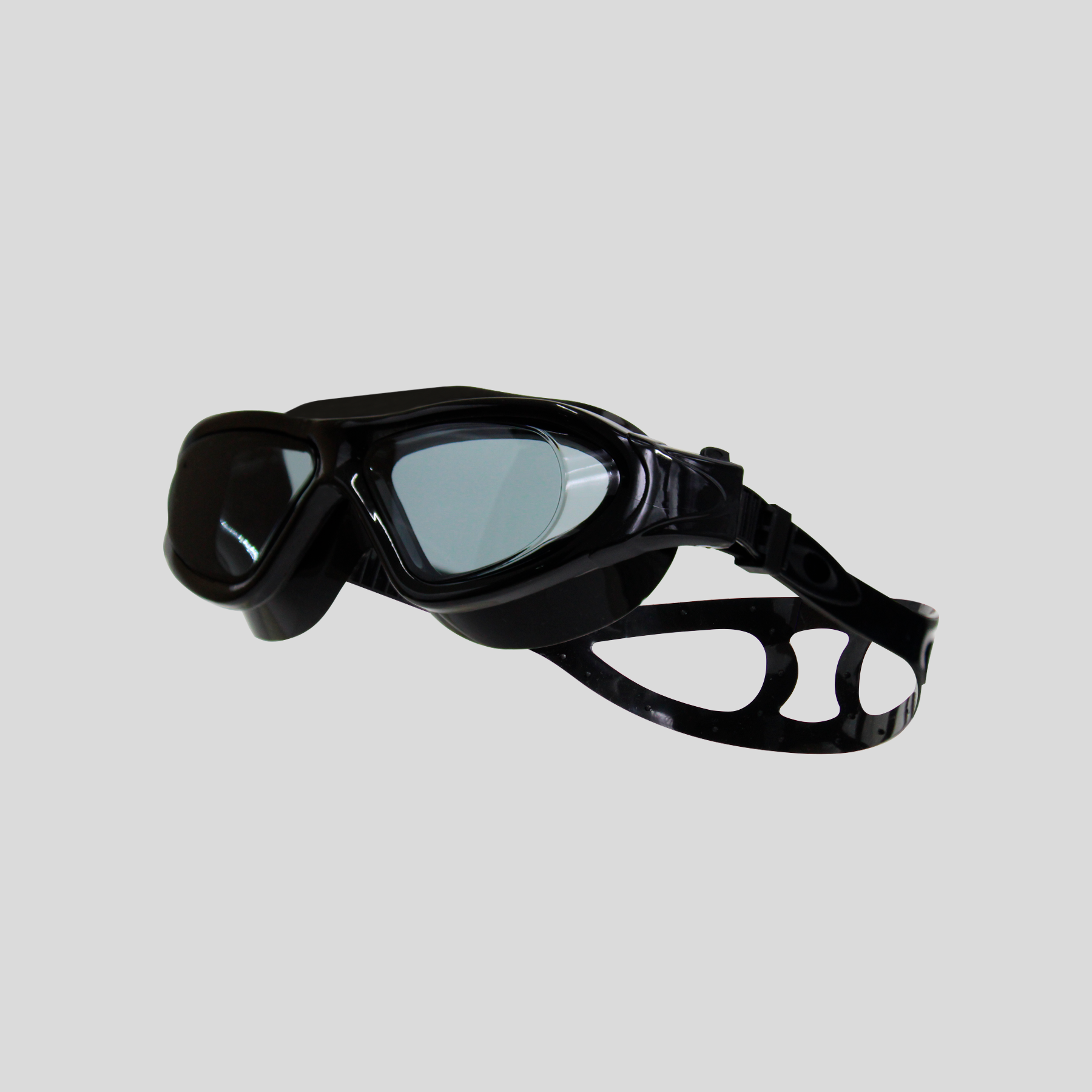 Goggles Tipo Visor Hermético de Silicón con Correa Ajustable/Antiempañante,Cómodos y Seguros para Natación, Entrenamiento y Competencia