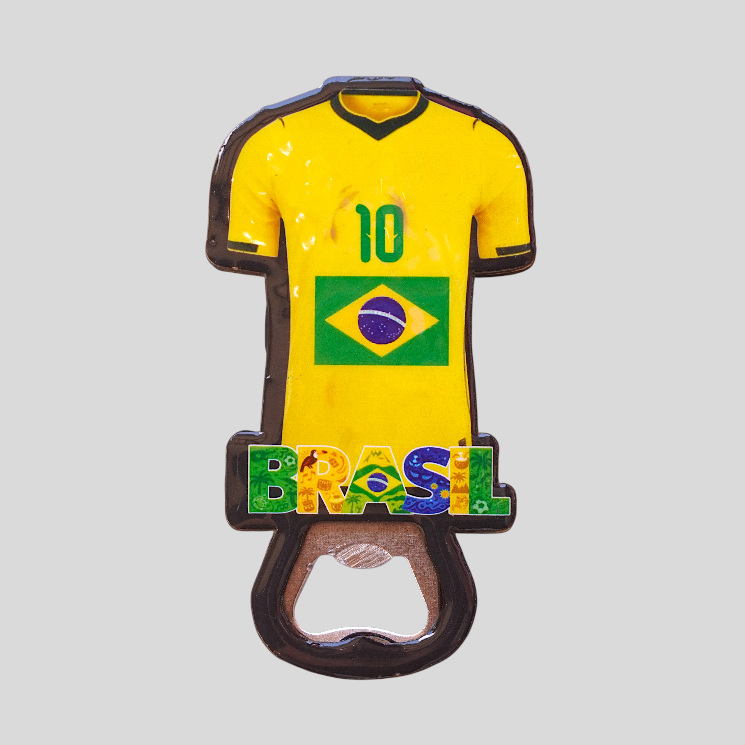Destapador con Diseño de Equipo Brasileño