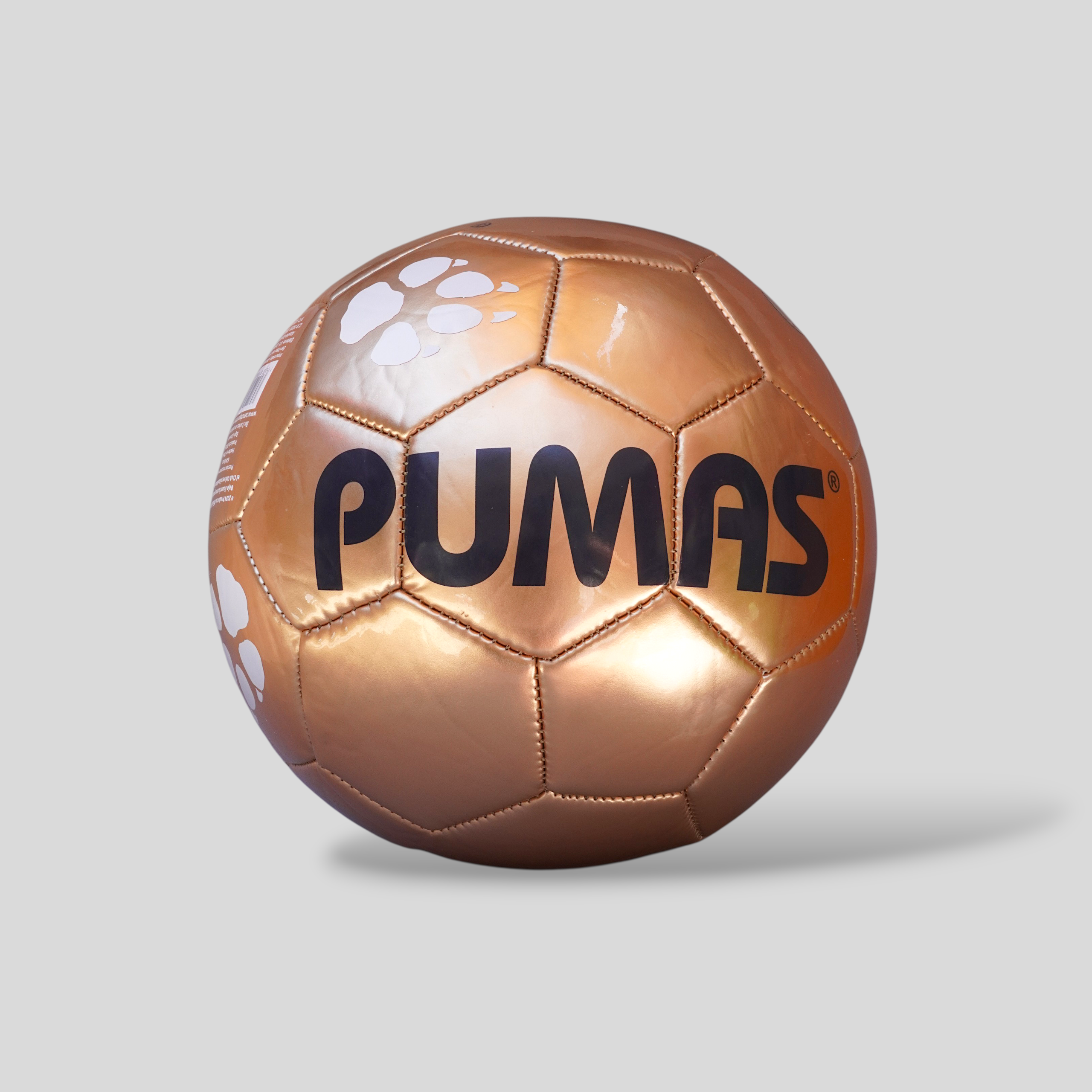 Balón Fútbol Club Pumas Tamaño 5 Cosido Dorado Azul
