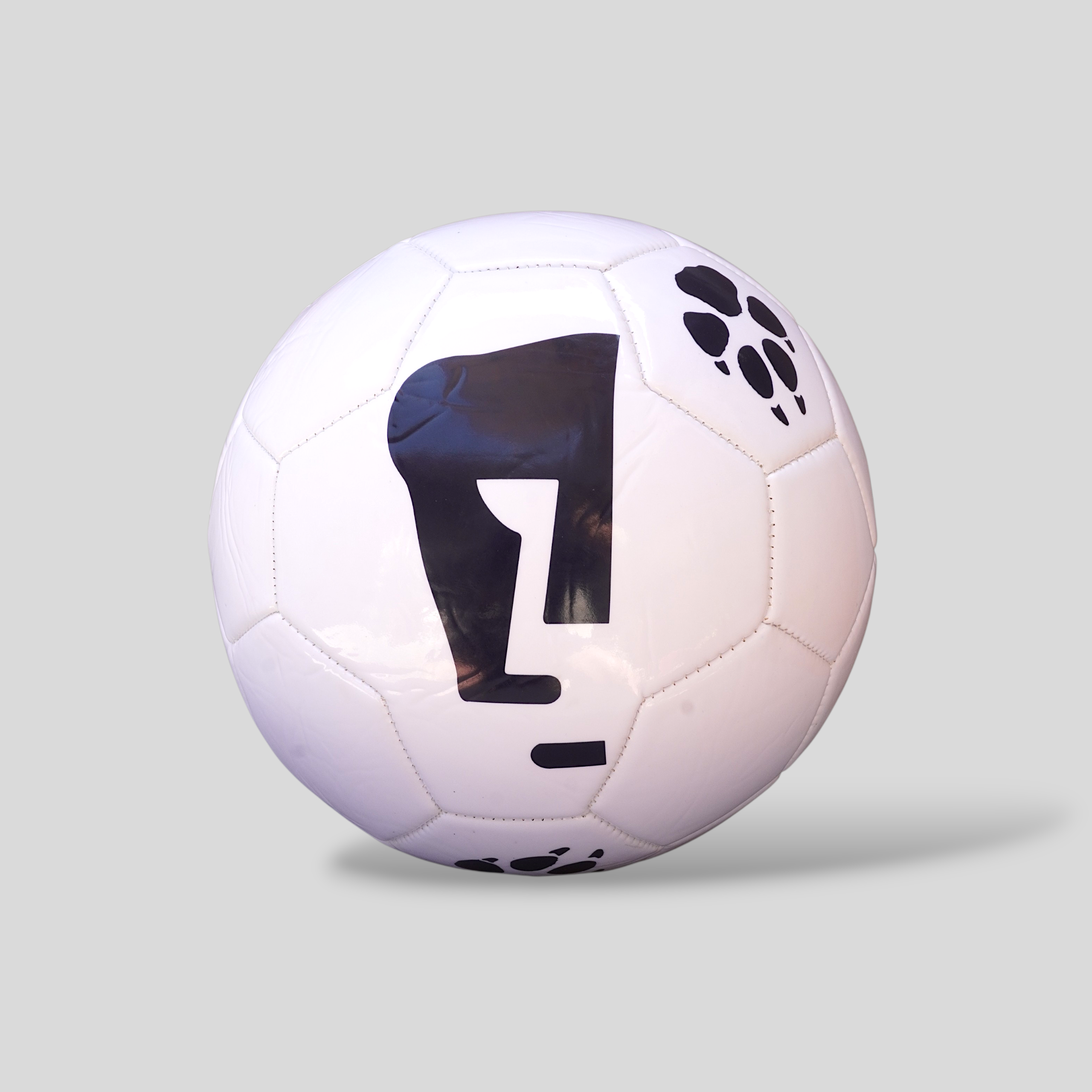 Balón Fútbol Club Pumas Tamaño 5 Cosido Blanco con Azul