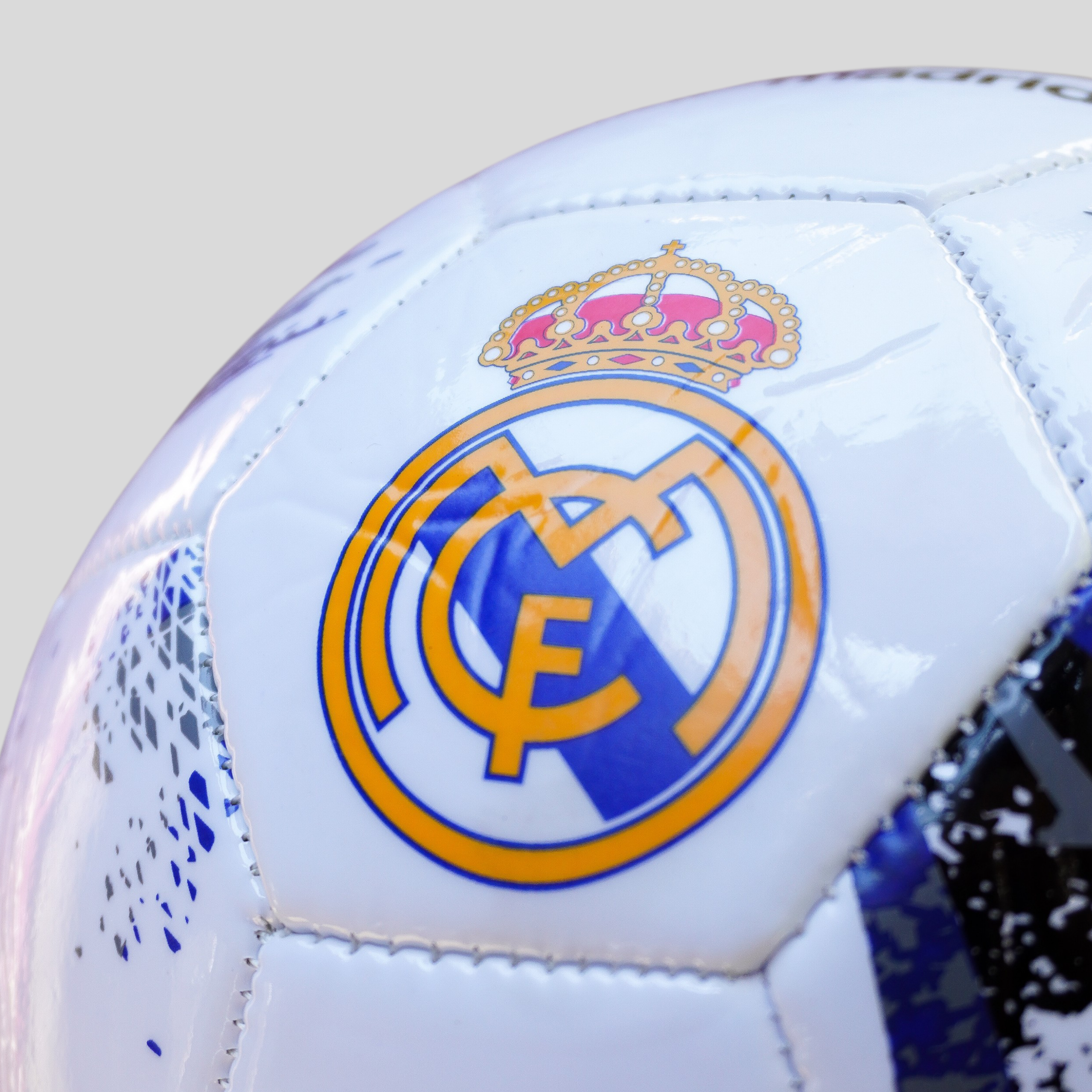 Balón de Fútbol Real Madrid Blanco Cosido